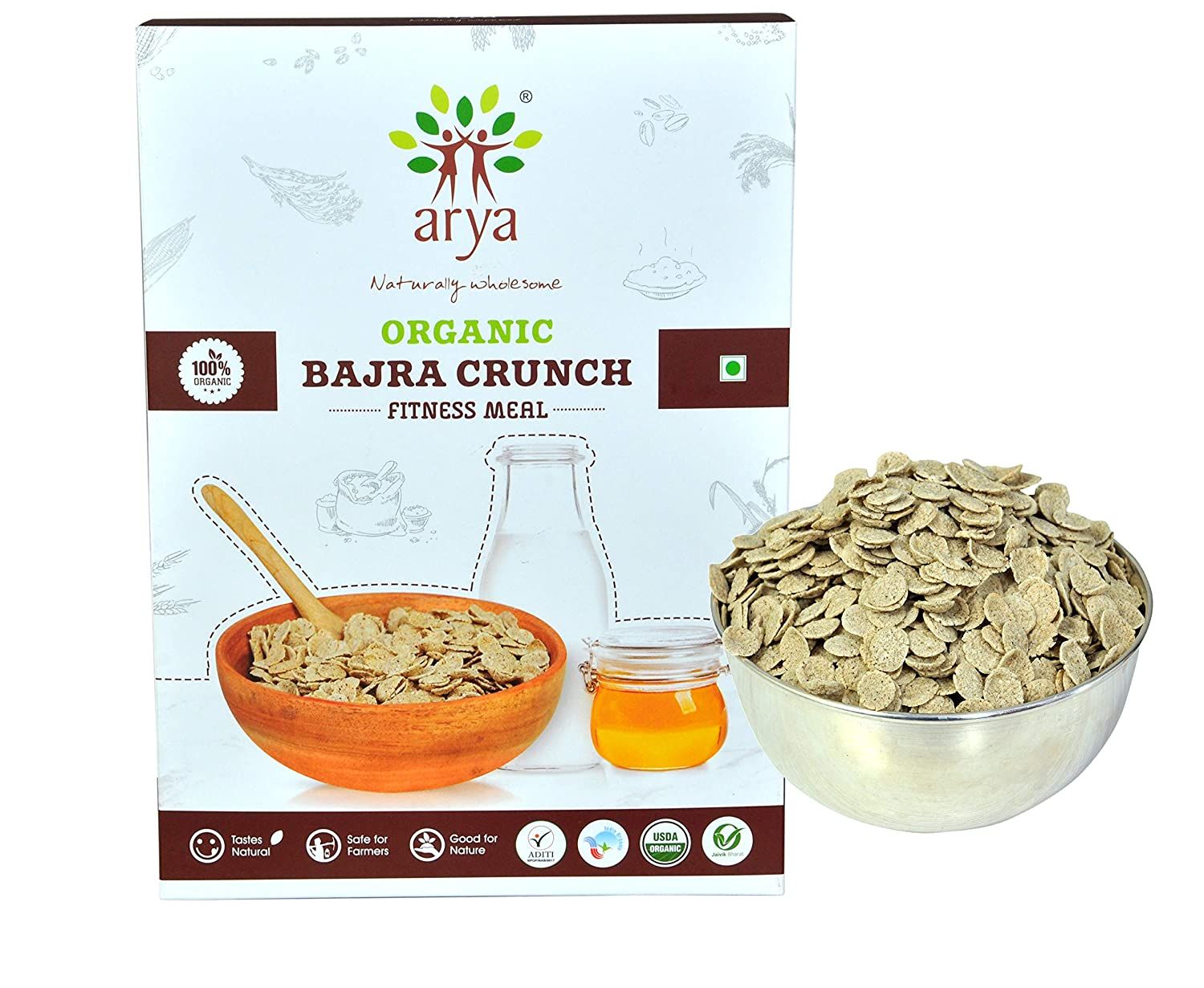 Araya Fram Certified Organic Bajra Flakes Image