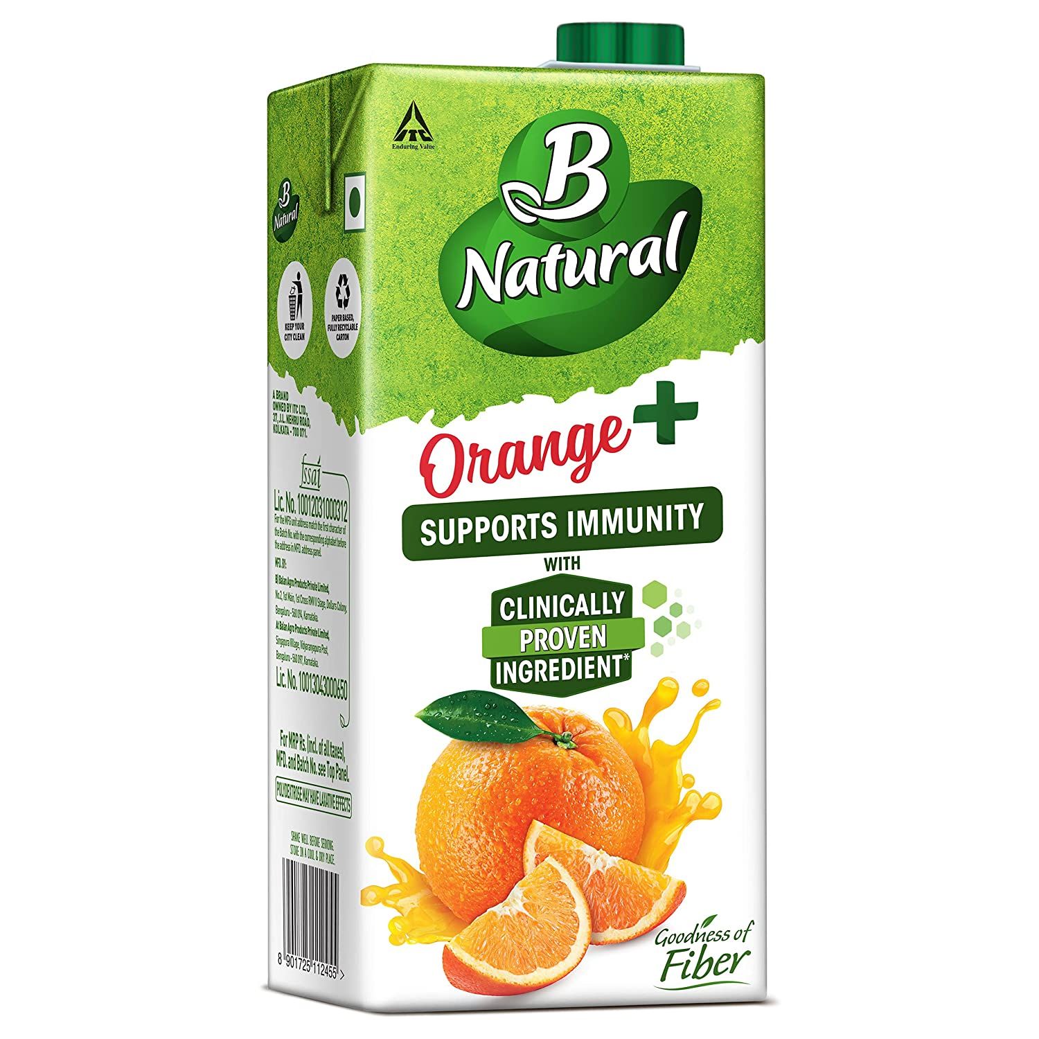 B Natural Orange Plus Image