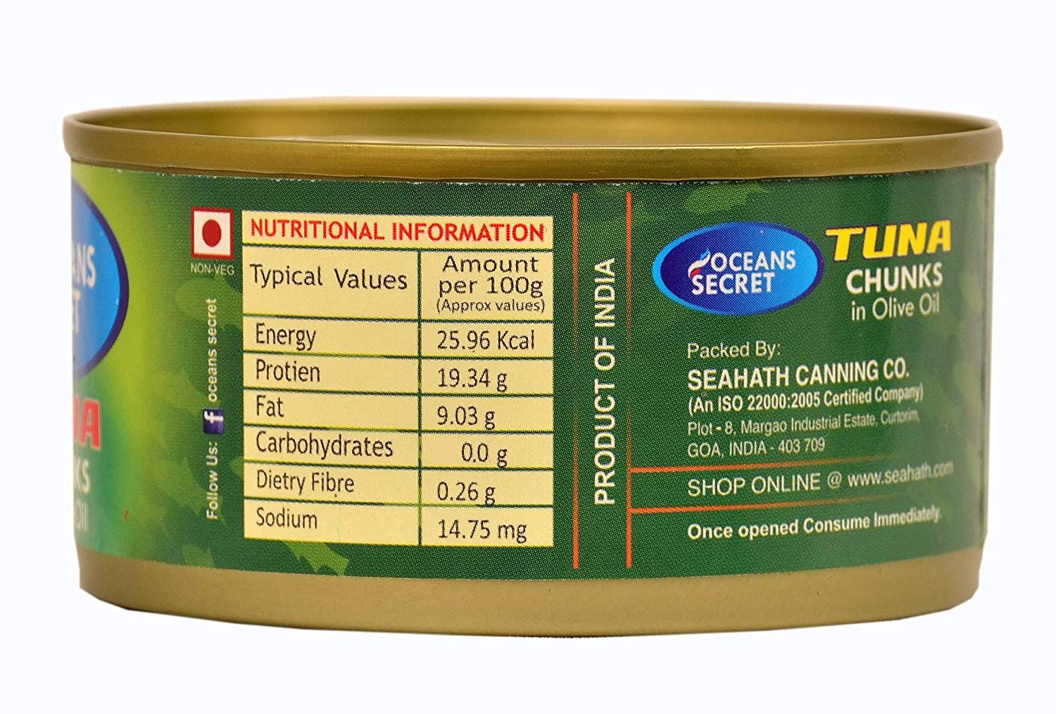 Ocean's Secret Tuna Chunks in Olive Oil Image