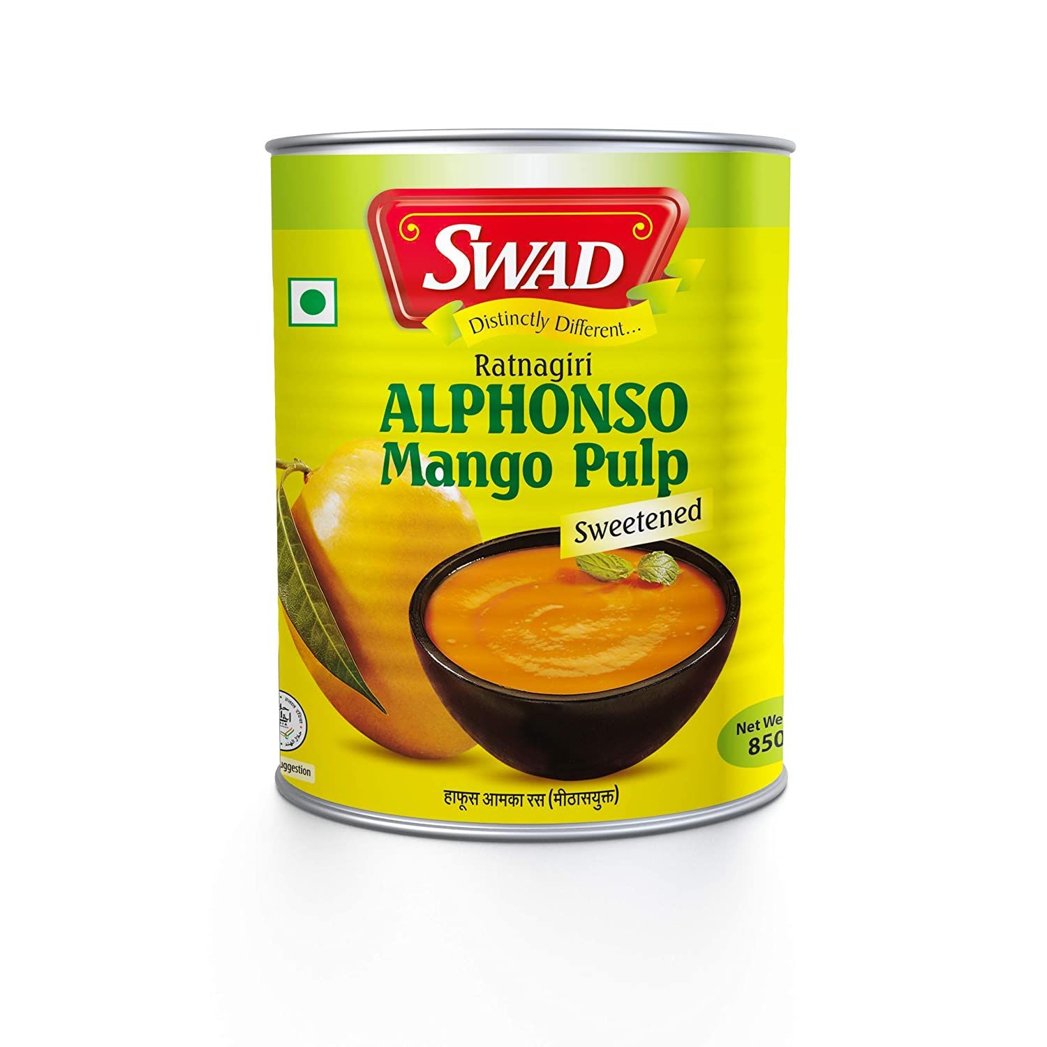 Swad Natural Alphonso Pure Mango Pulp Image