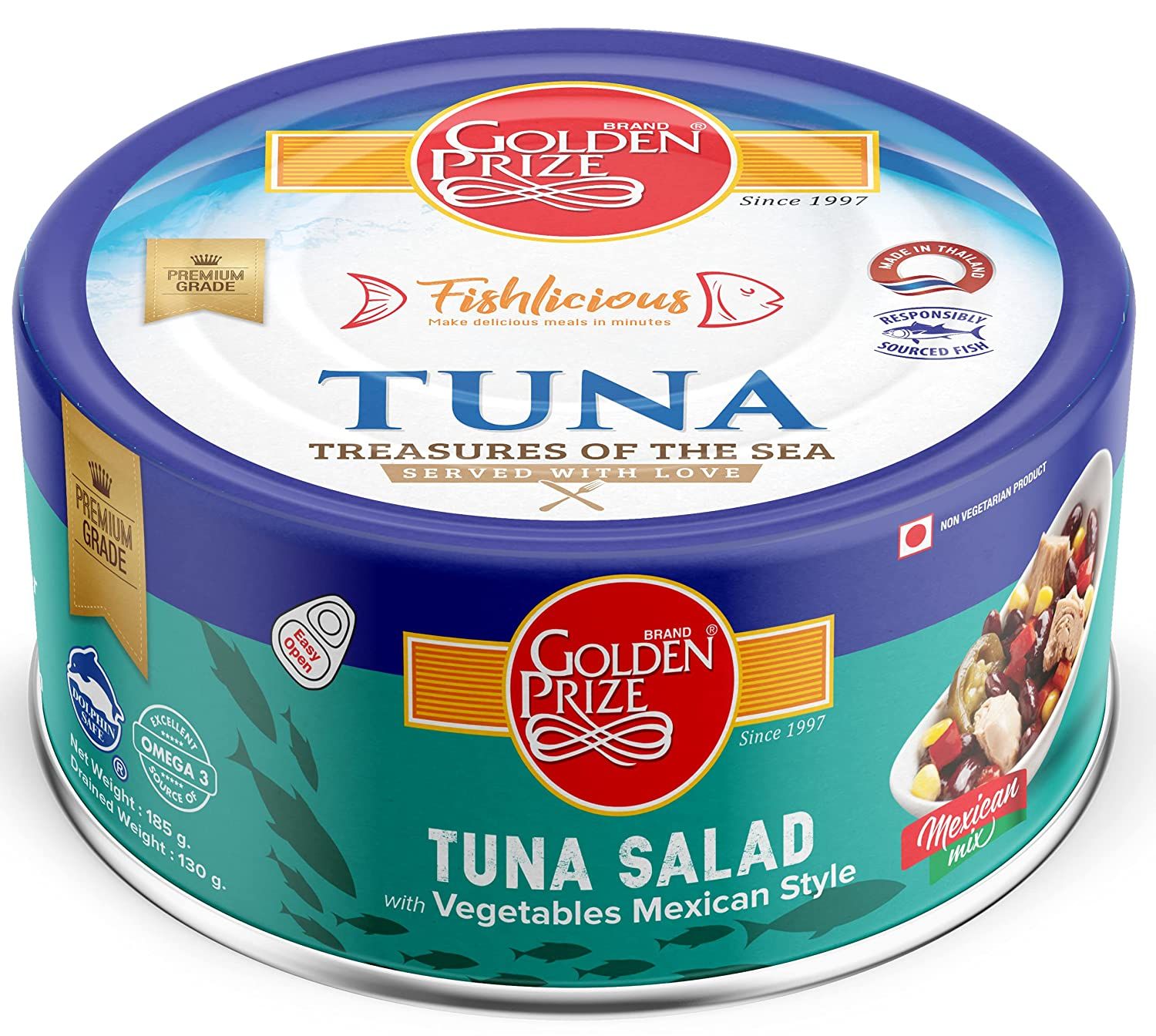 Golden Prize Tuna Salad With Vegetables Mexican Style Image
