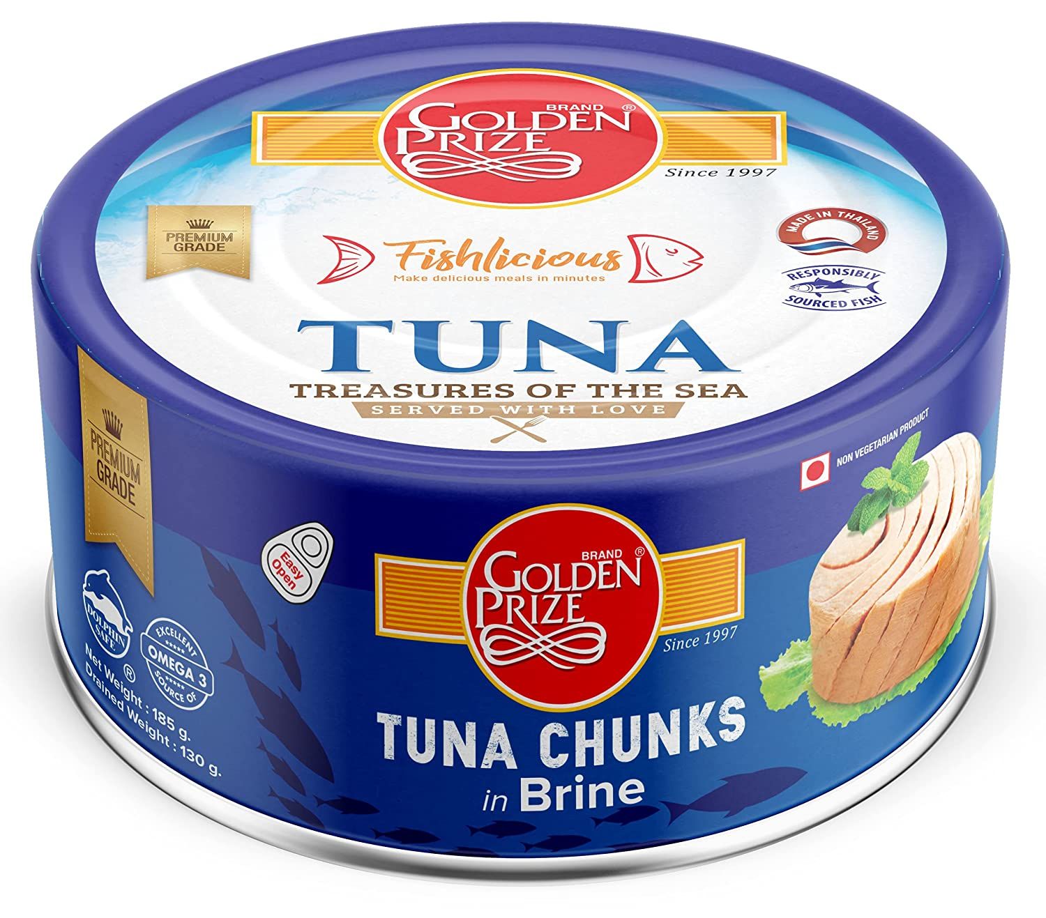 Golden Prize Tuna Chunks in Brine Image