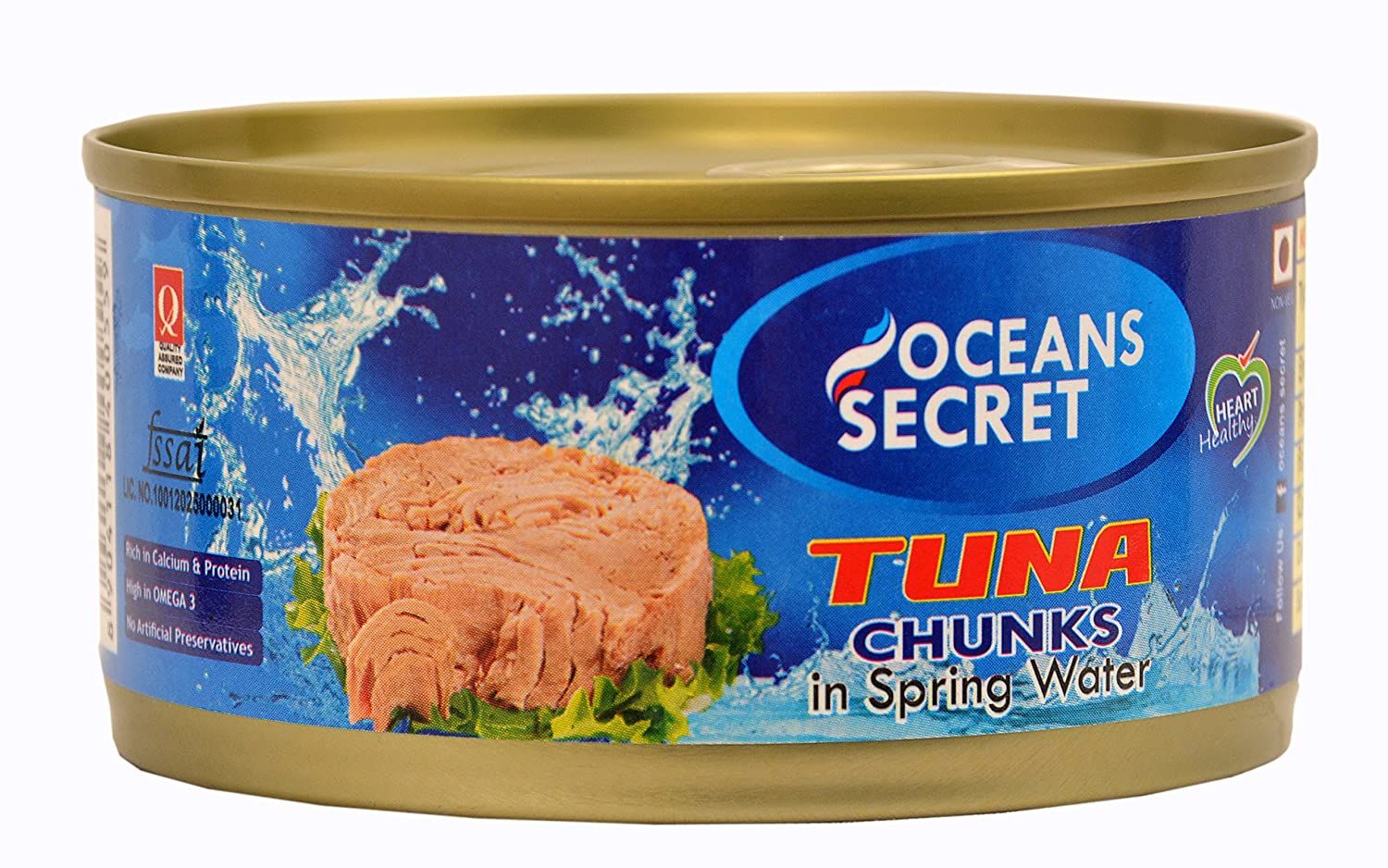 Ocean's Secret Canned Tuna Chunks In Spring Water Image