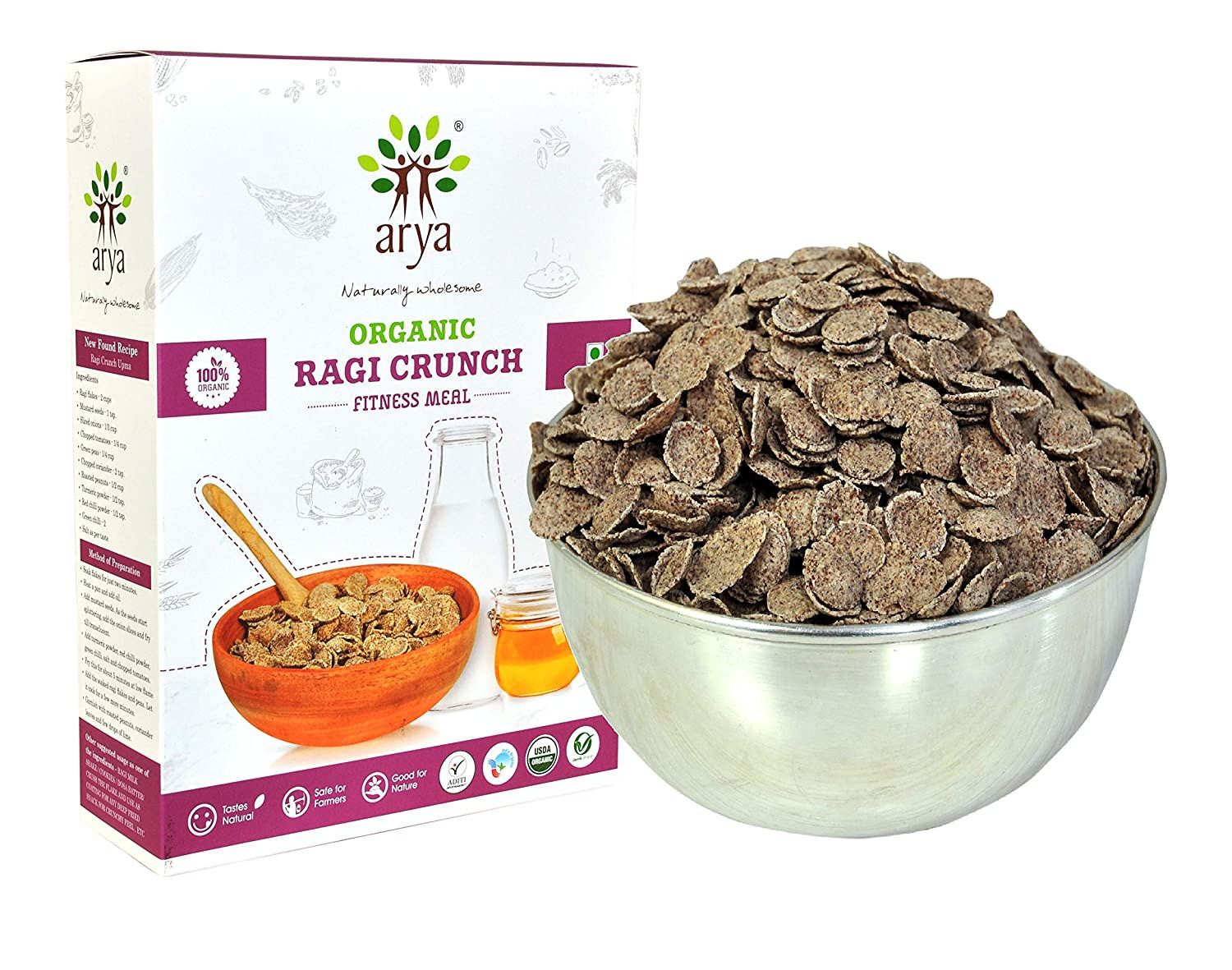 Arya Farm Organic Ragi Crunch Image