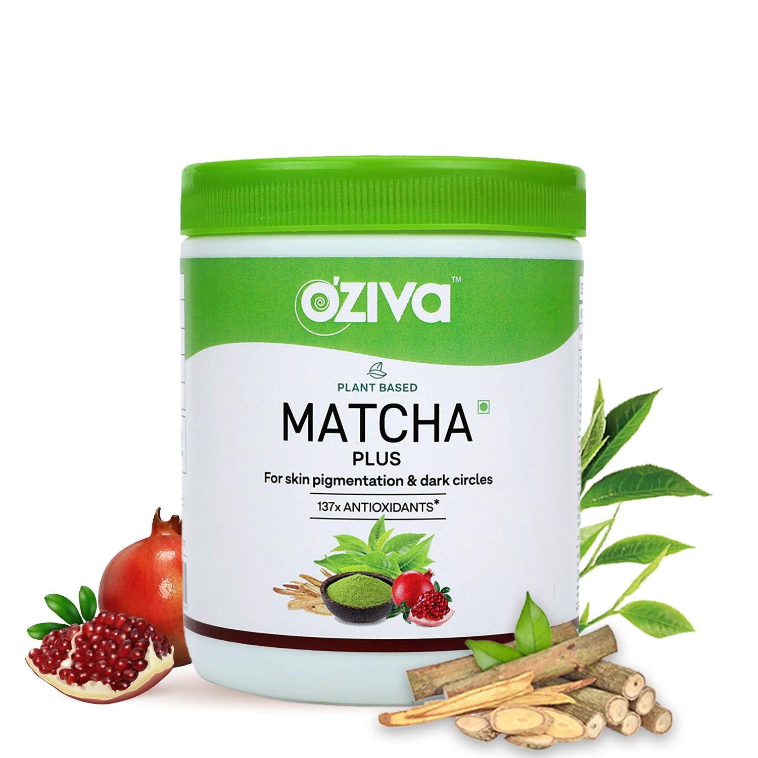 OZiva Plant Based Matcha Plus Image