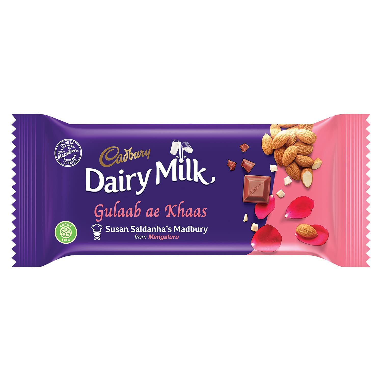 Cadbury Dairy Milk Madbury Gulaab e Khaas Chocolate Bar Image