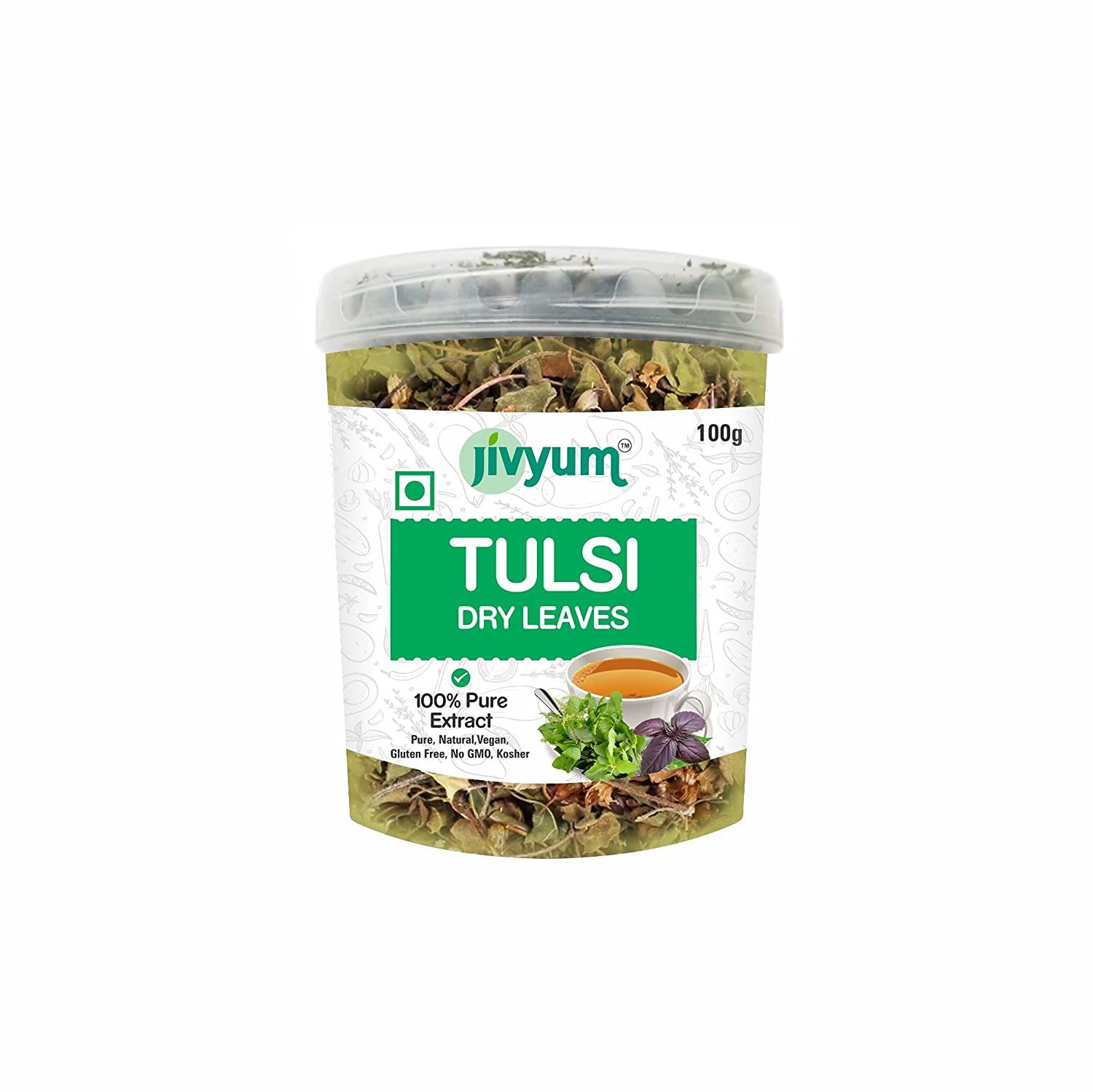 Jivyum Natural Tulsi Dry Leaf Image