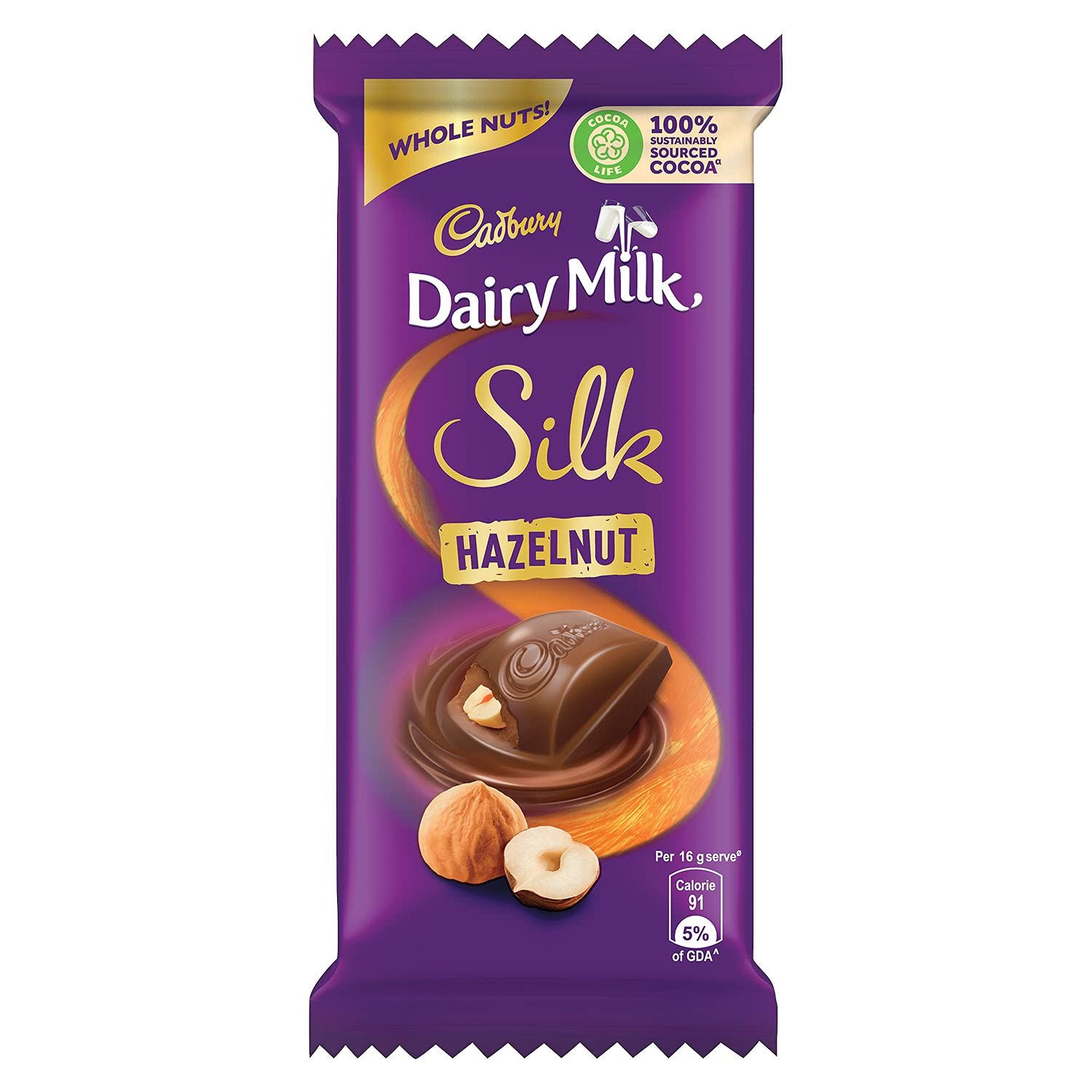 Cadbury Dairy Milk Silk Hazelnut Chocolate Bar Image