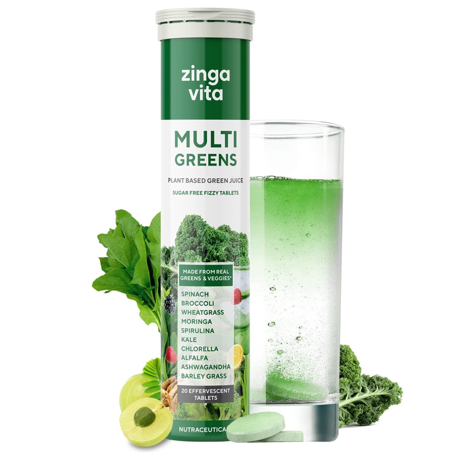 Zingavita Multi Green Plant Based Juice Image