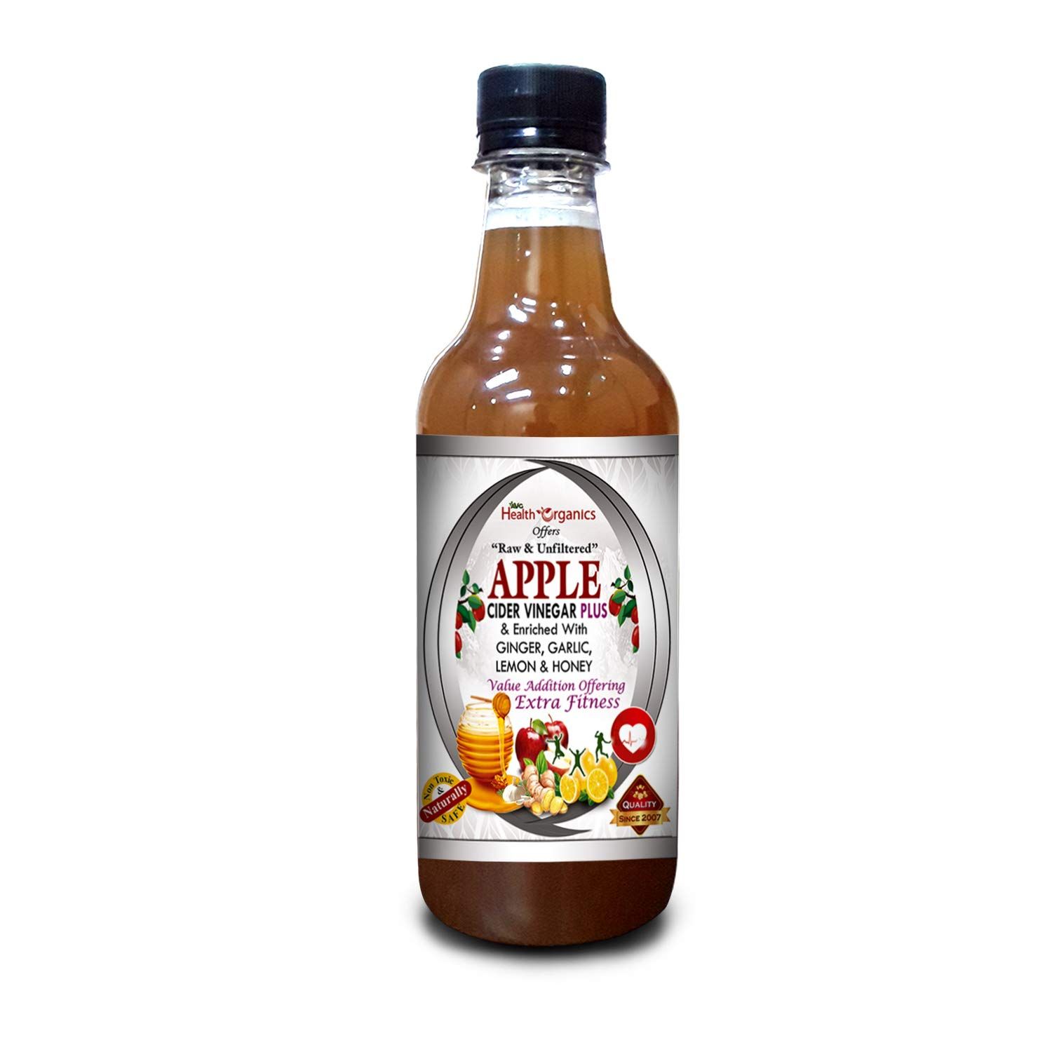 AVG Apple Cider Vinegar With Ginger Lemon Garlic Honey Image