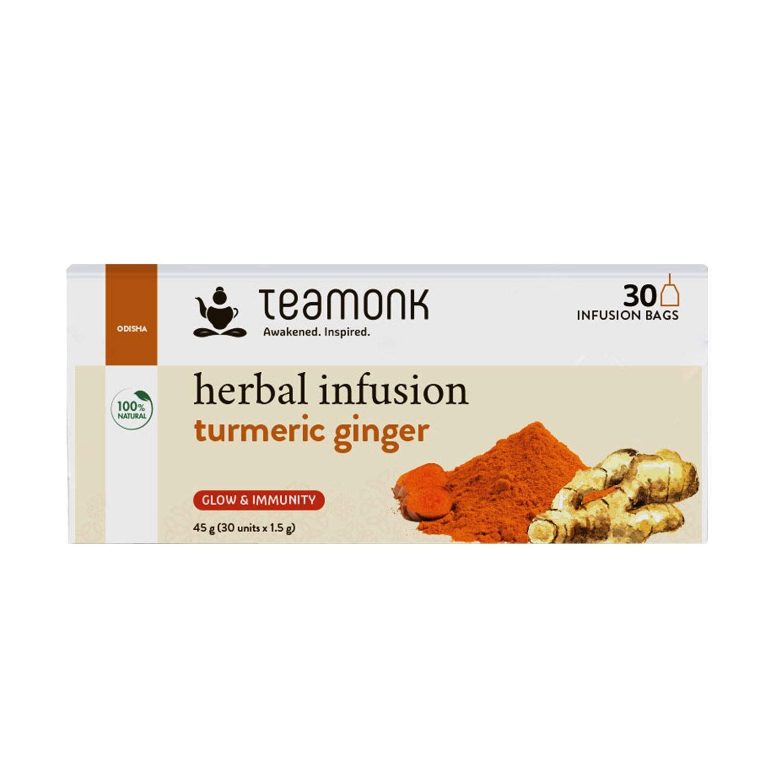 Teamonk Herbal Infusion Turmeric Ginger Image