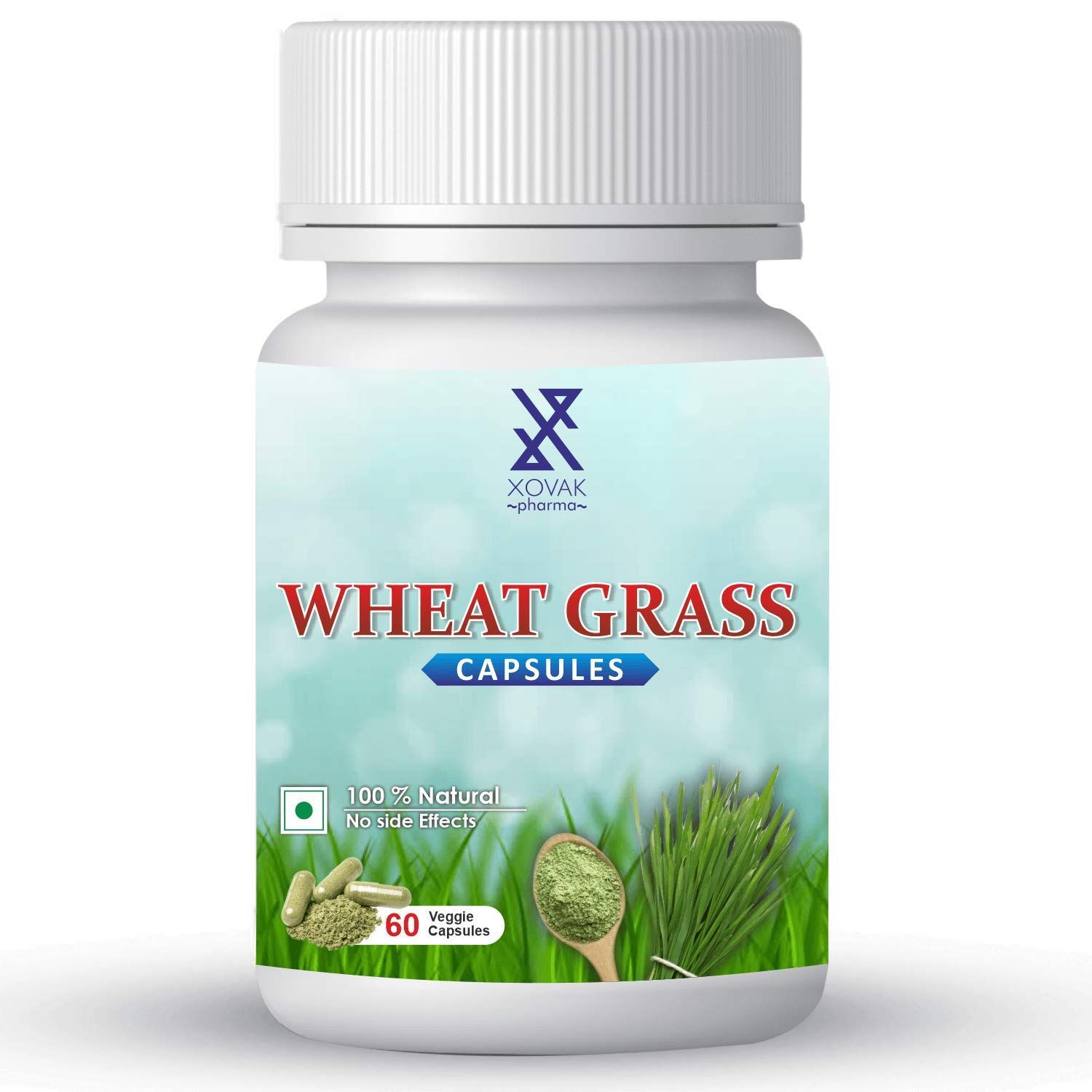 Xovak Pharma Wheat Grass Capsules Image