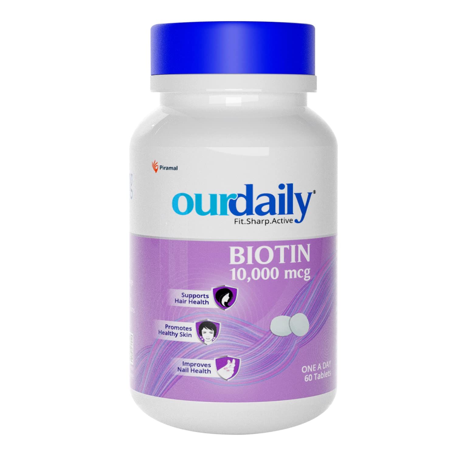 Ourdaily Biotin Tablets Image