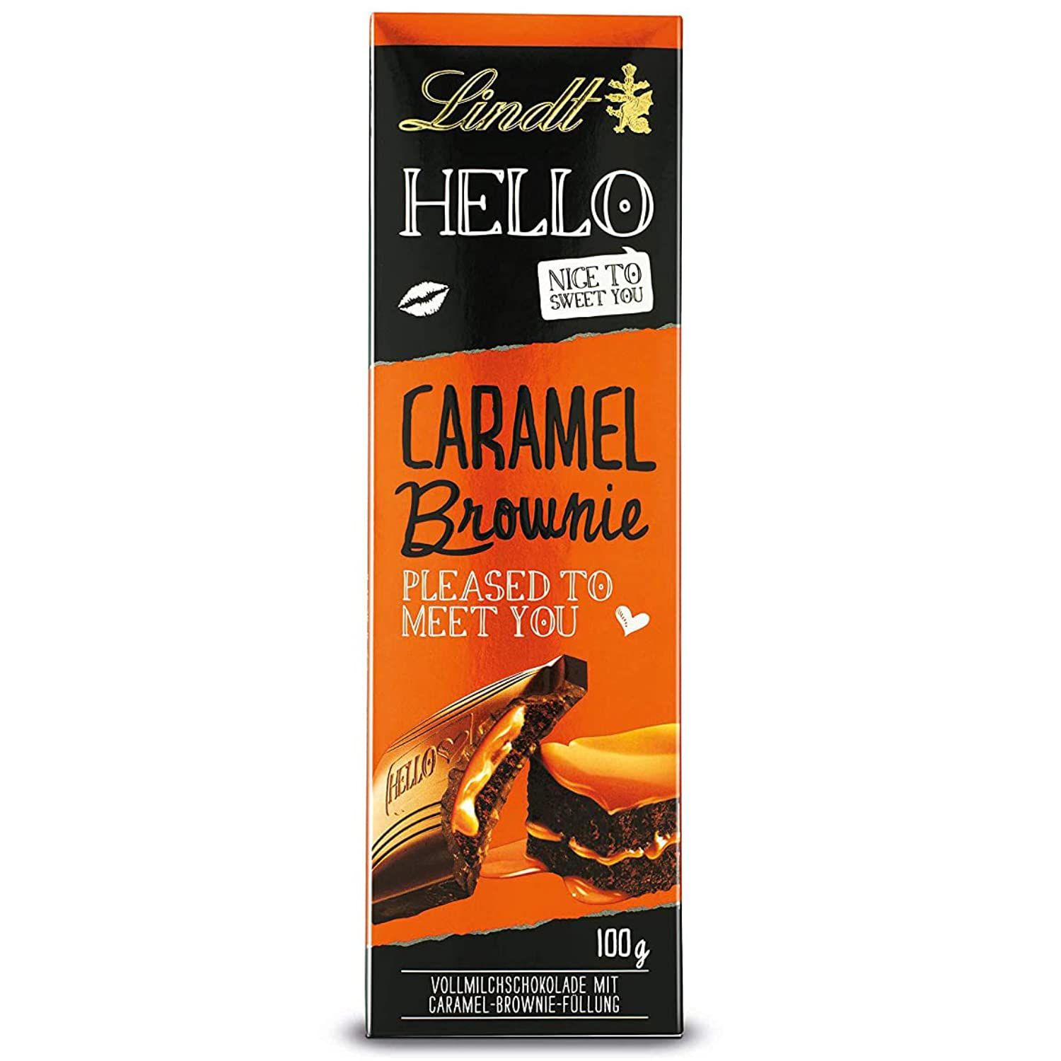 Lindt Hello Caramel Brownie Bar Image