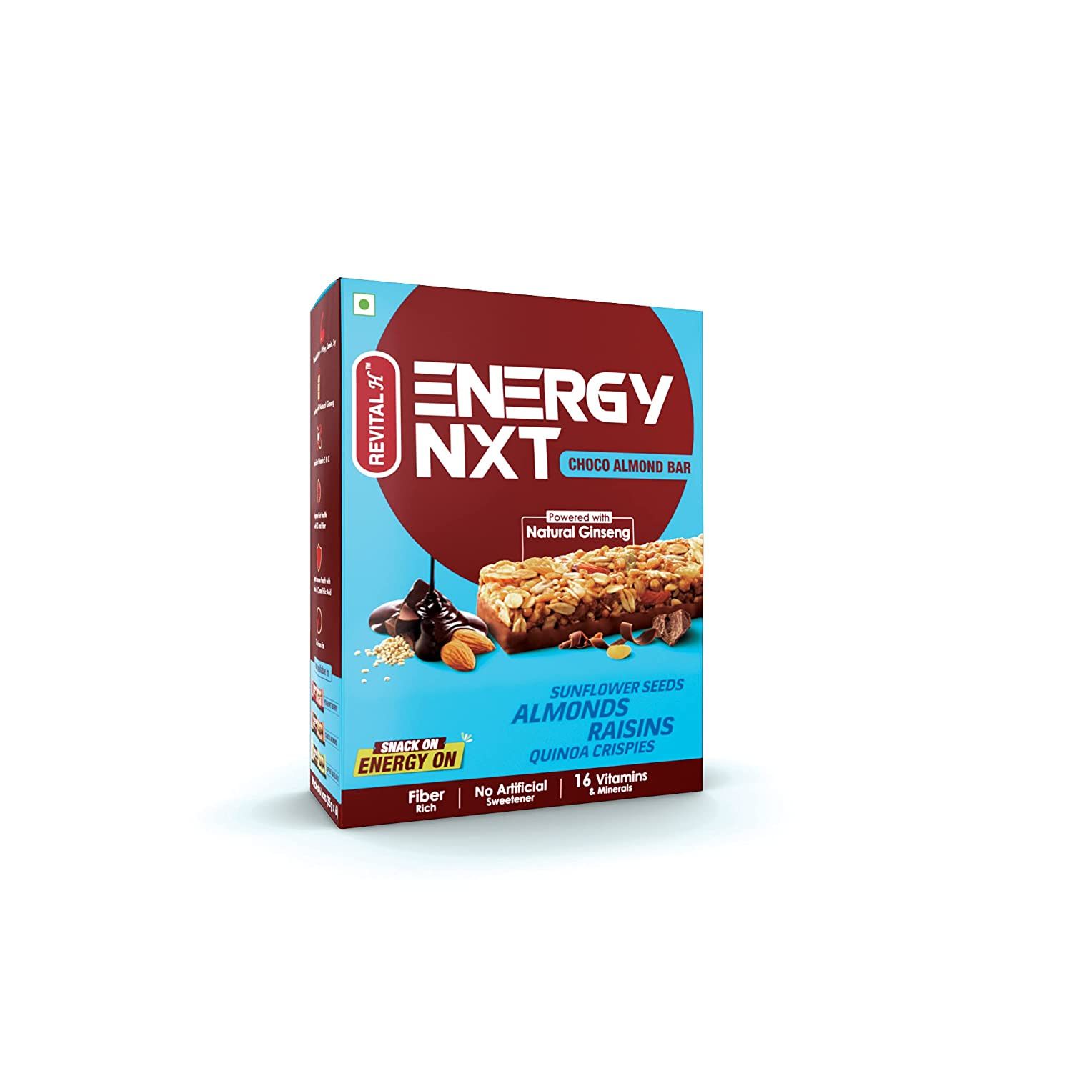 Revital H Energy NXT Choco Almond Bar Image