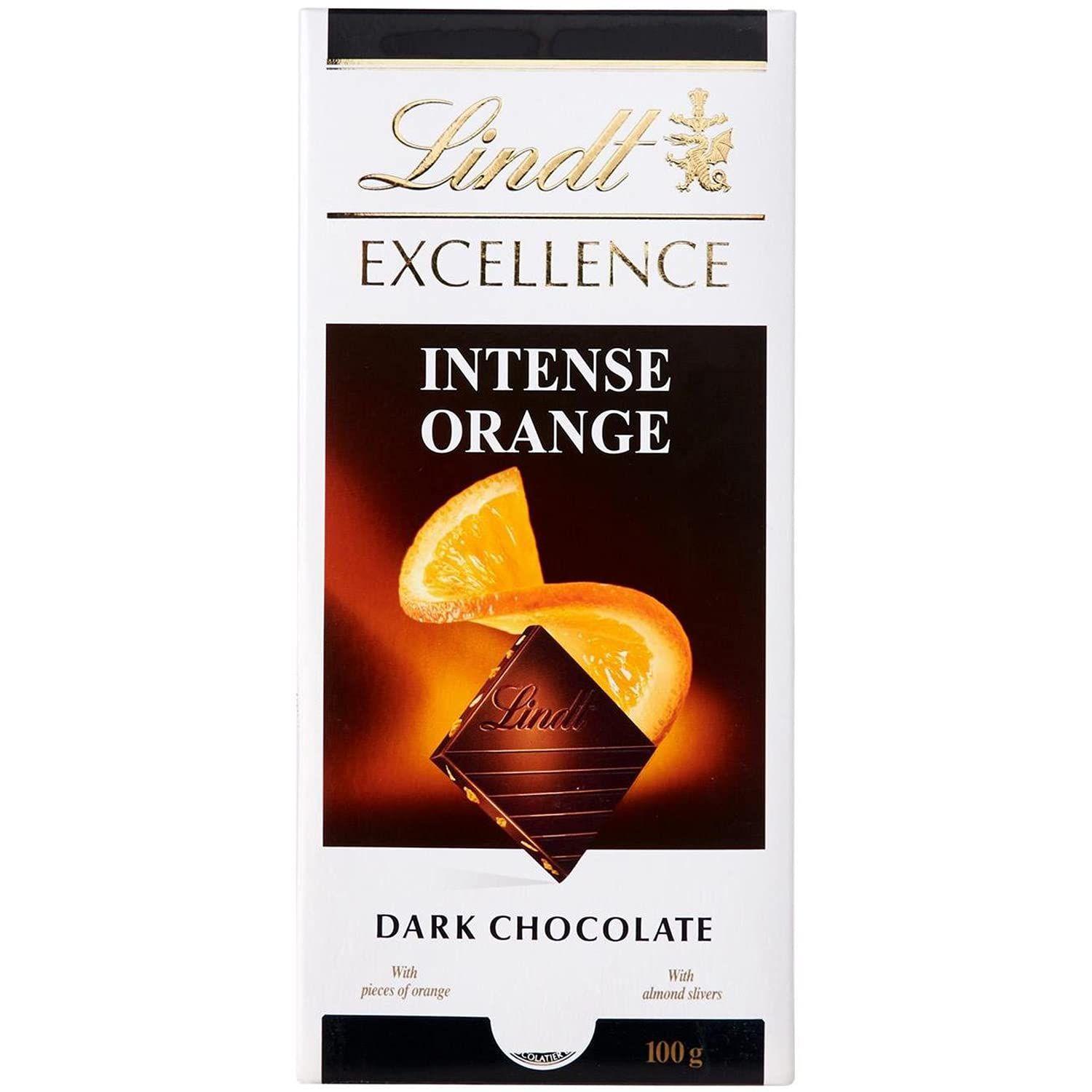 Lindt Excellence Orange Intense Dark Chocolate Image