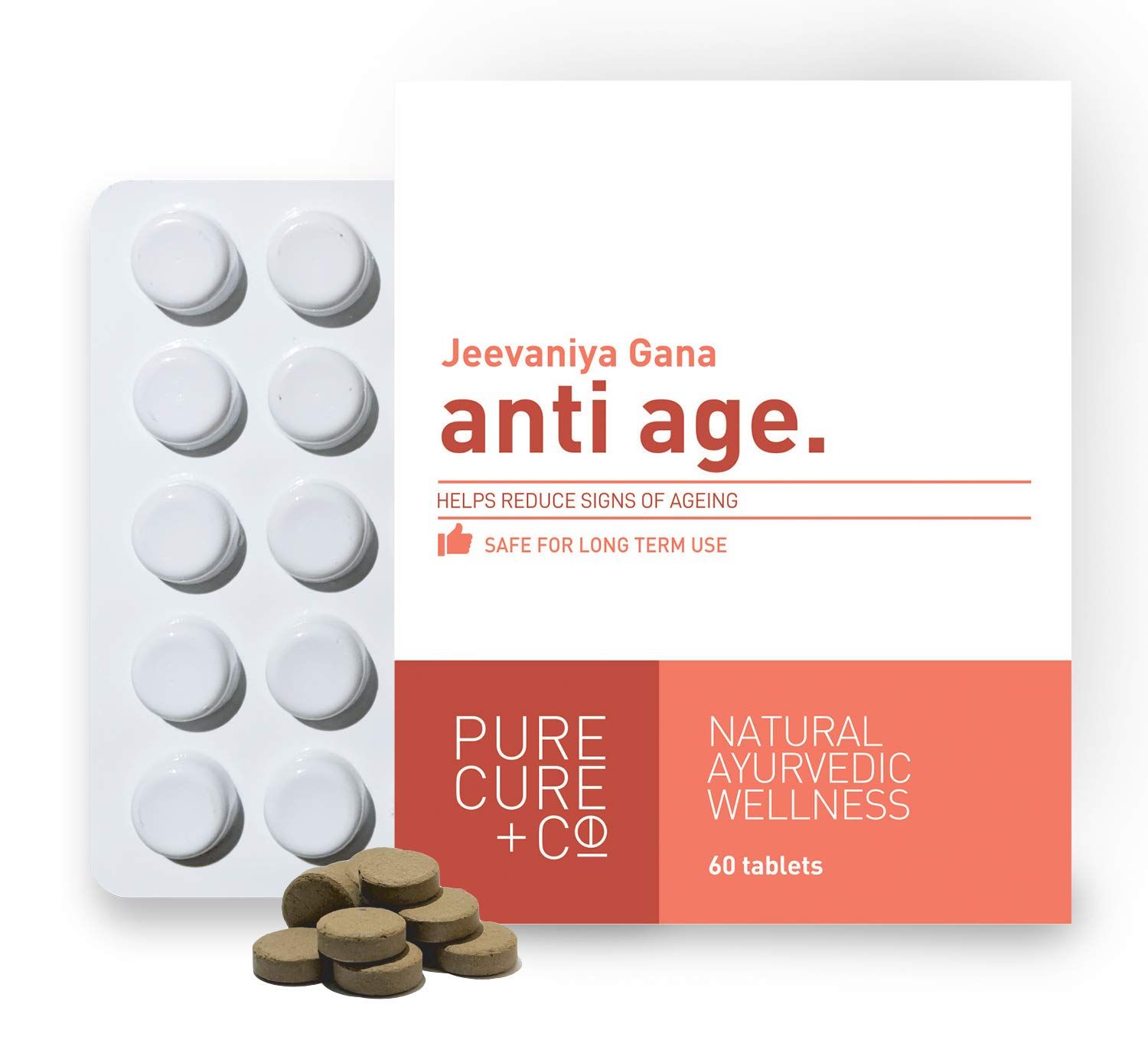 Pure Cure +Co Anti Age Tablets Image