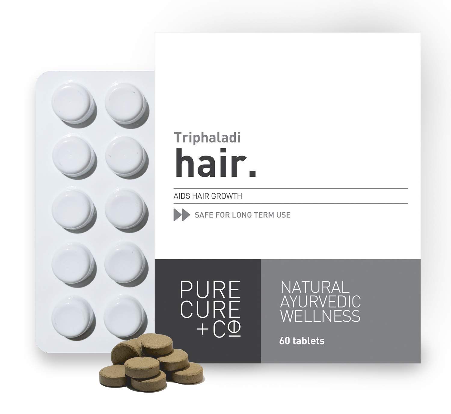Pure Cure +Co Triphaladi Hair Growth Tablets Image
