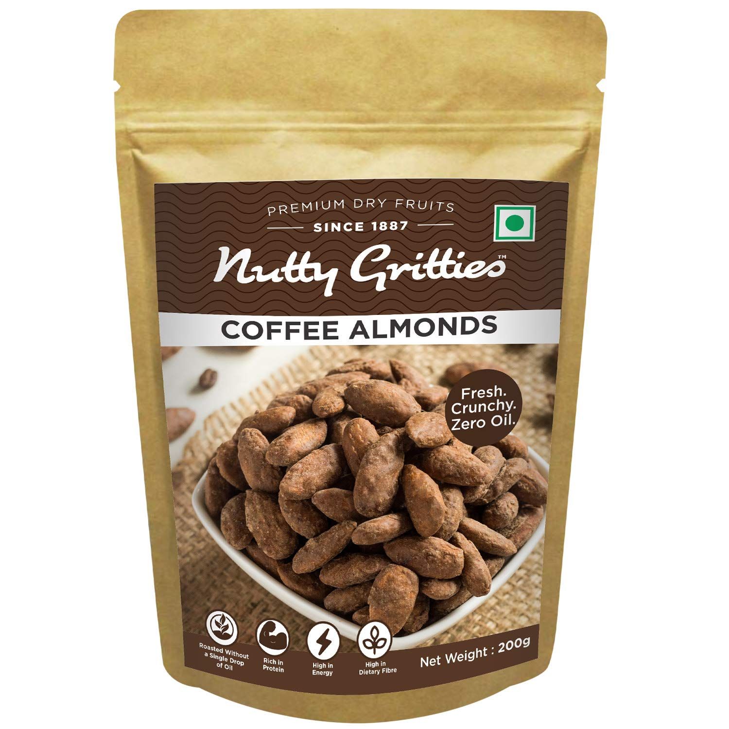 Nutty Gritties Coffee Almonds Image