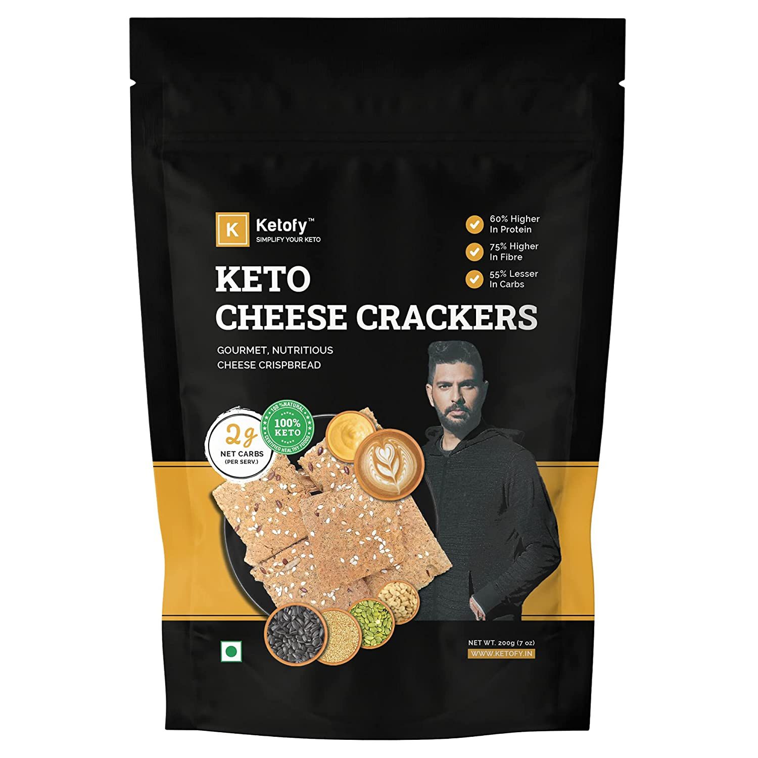 Ketofy Cheese Crackers Image
