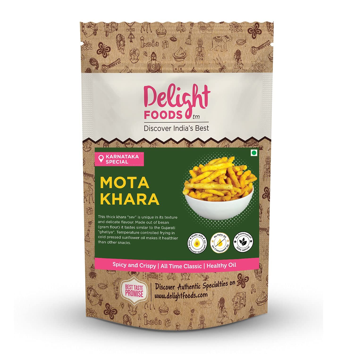 Delight Foods Karnataka Special Motha Khara Mixture Image