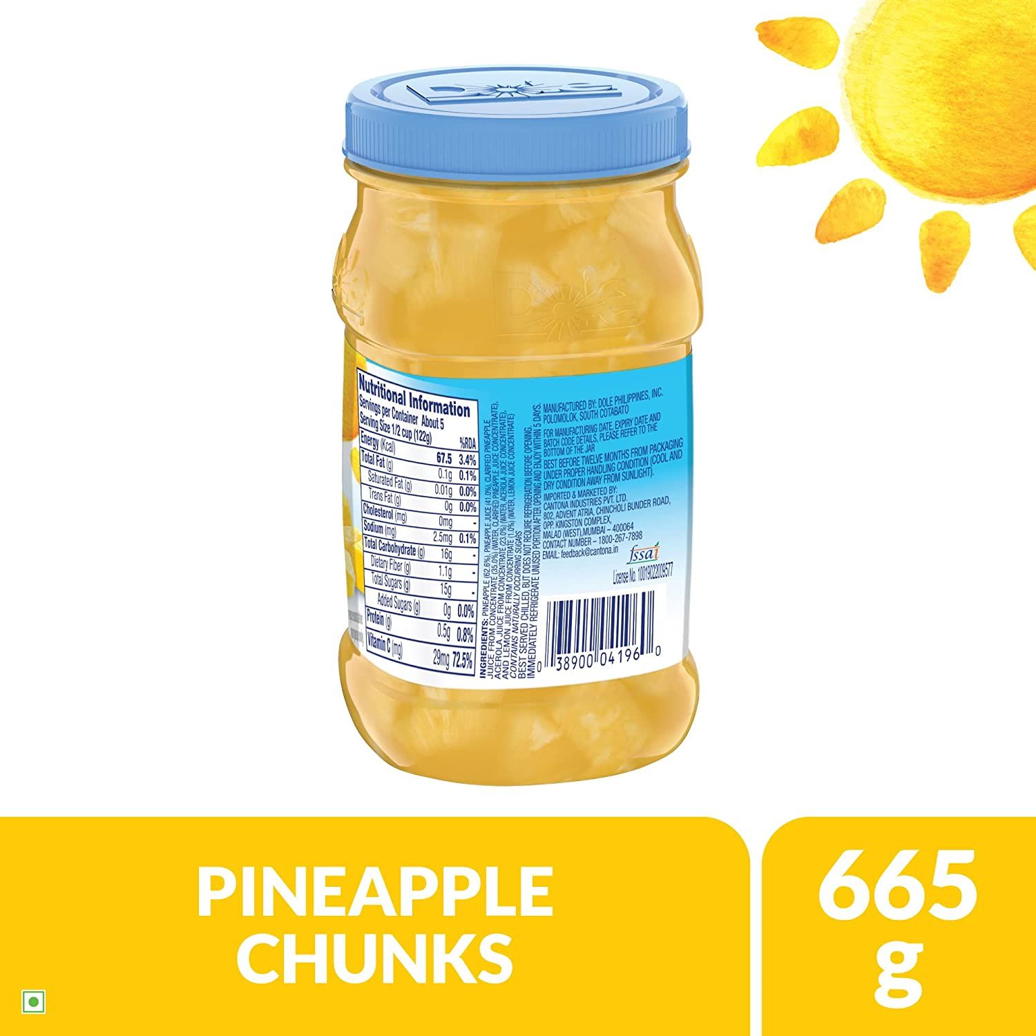 Dole Pineapple Chunks Image