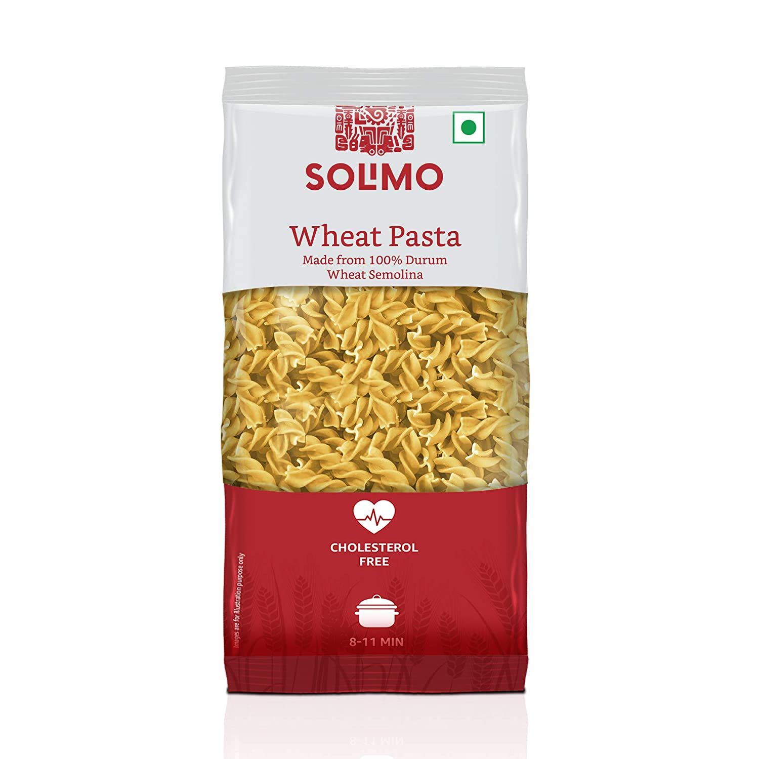 Amazon Solimo Durum Wheat Fusilli Pasta Image