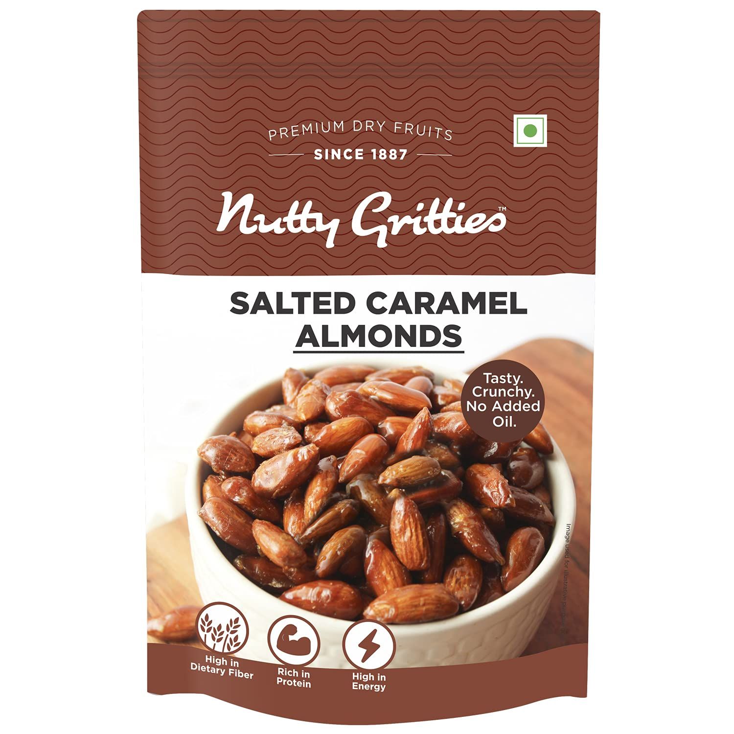 Nutty Gritties Salted Caramel Almonds Image