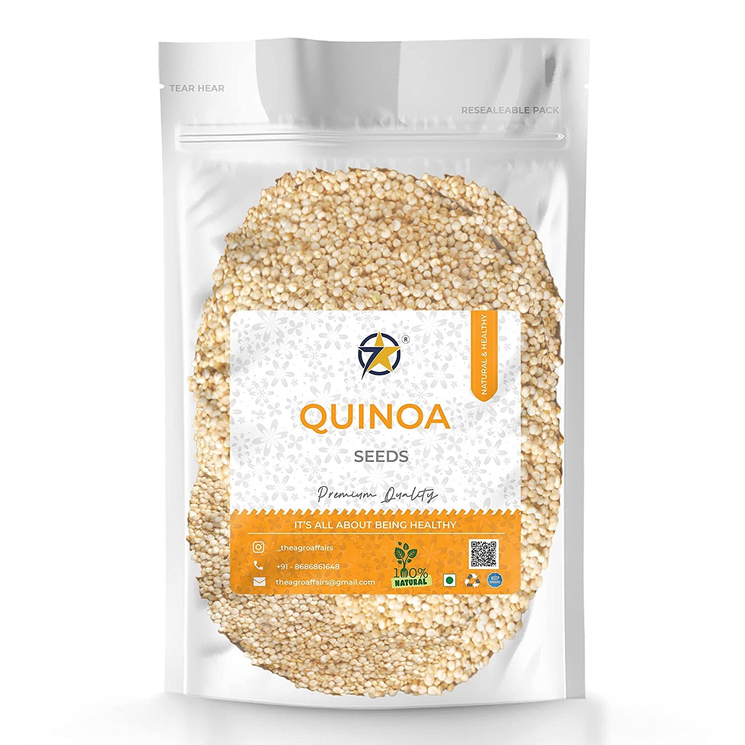 Seven Star Gluten Free Quinoa Seeds Image