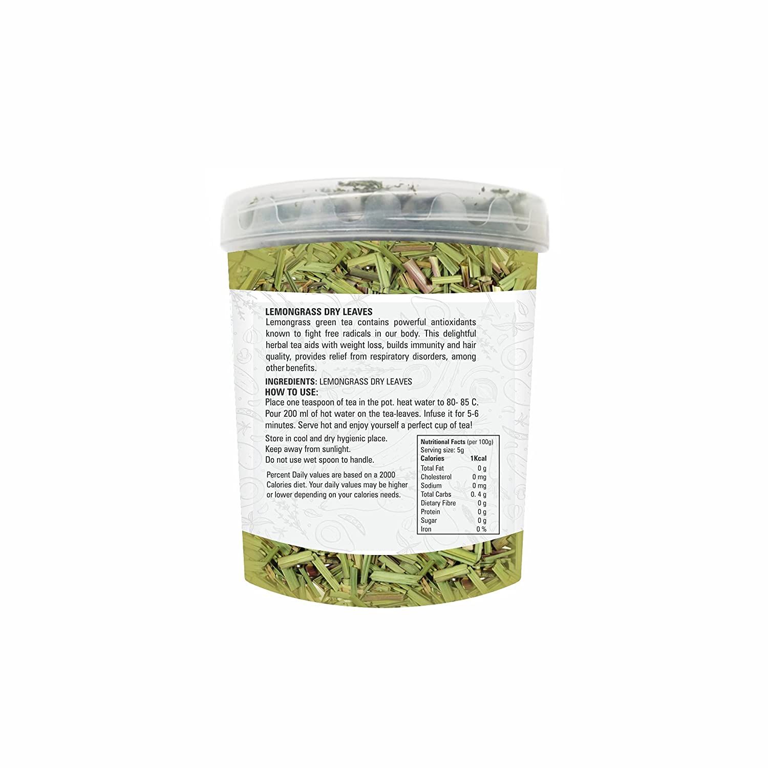 Jivyum Lemongrass Dried Leaves Tea Image