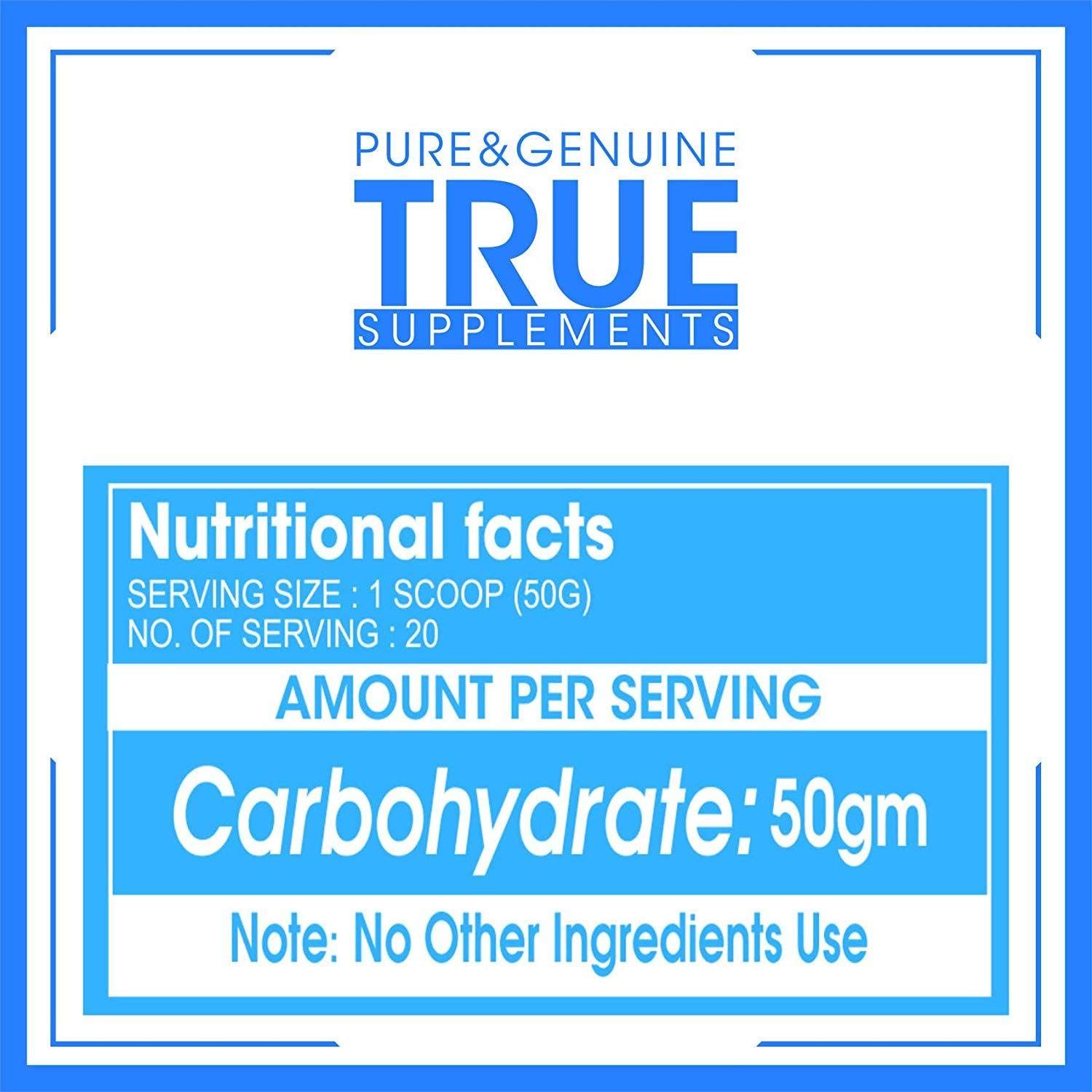 True Supplements Pure Carbohydrates Gainer Image