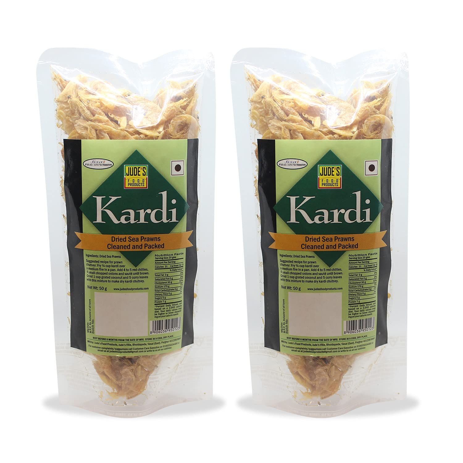 Jude's Food Products Kardi Dried Sea Prawns Image