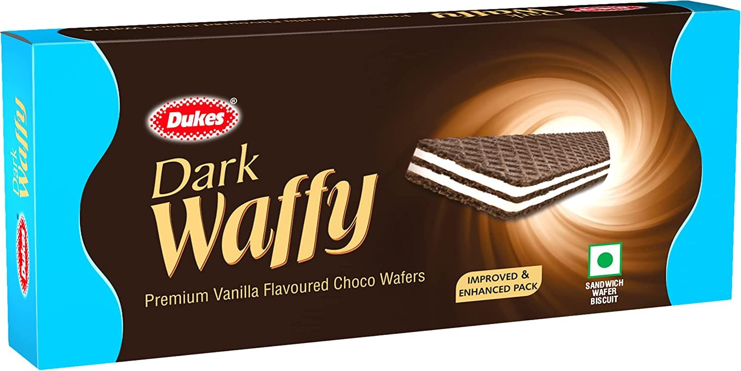 Dukes Dark Waffy Vanilla Choco Waffers Image
