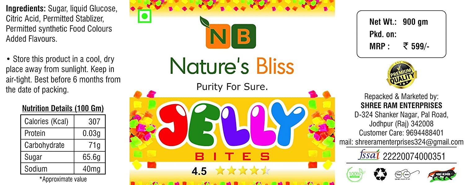Nature's Bliss Fruit Jelly Bites Image