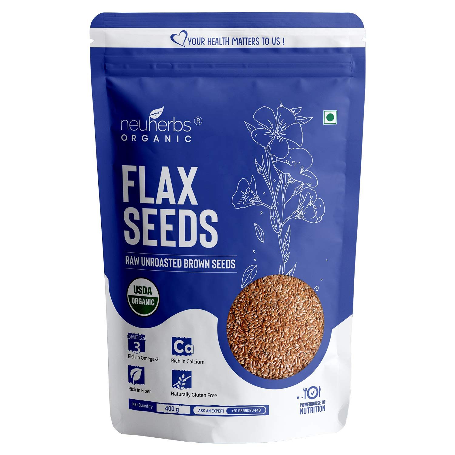 Neuherbs Flax Seeds Image