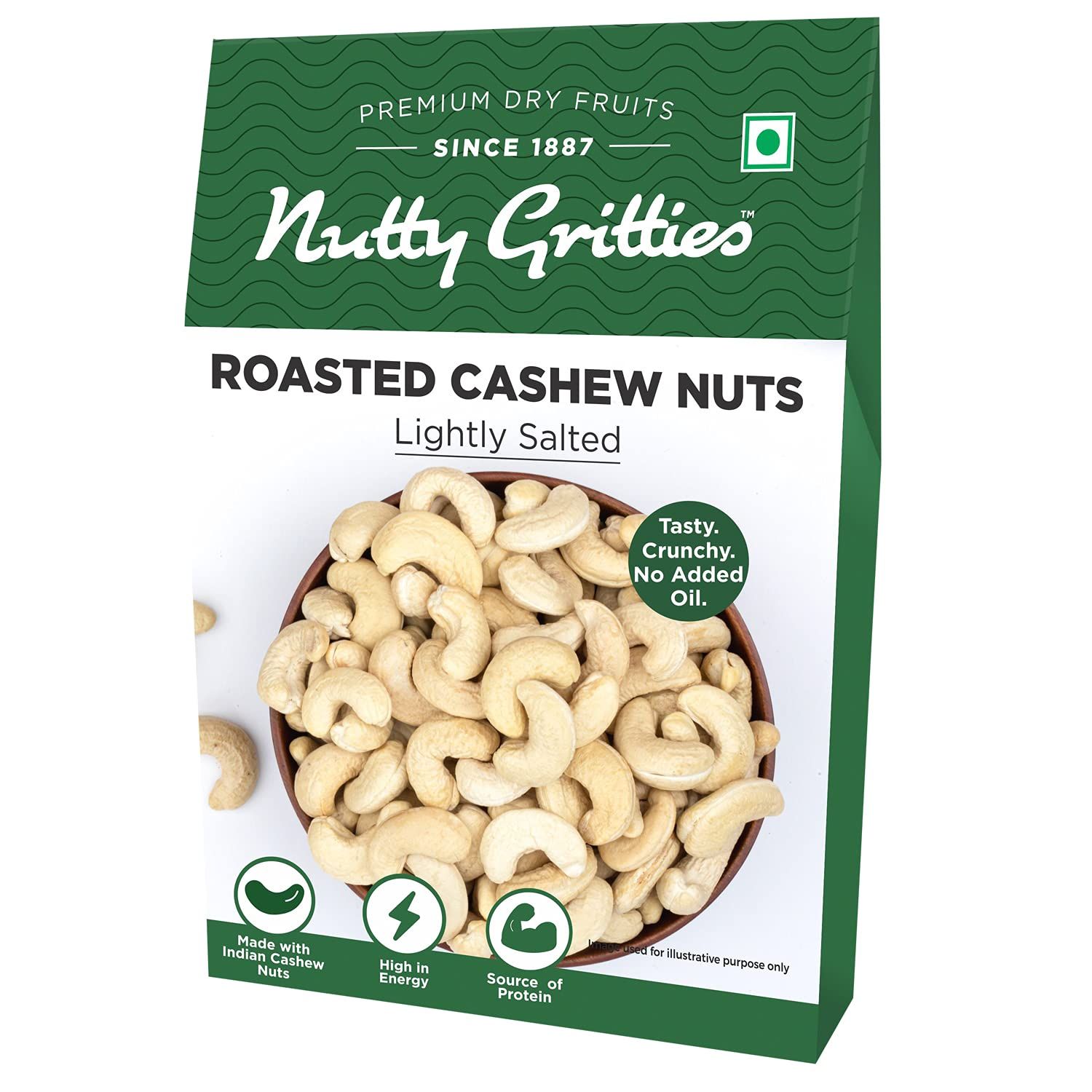 Nutty Gritties Roasted Cashew Nuts Image
