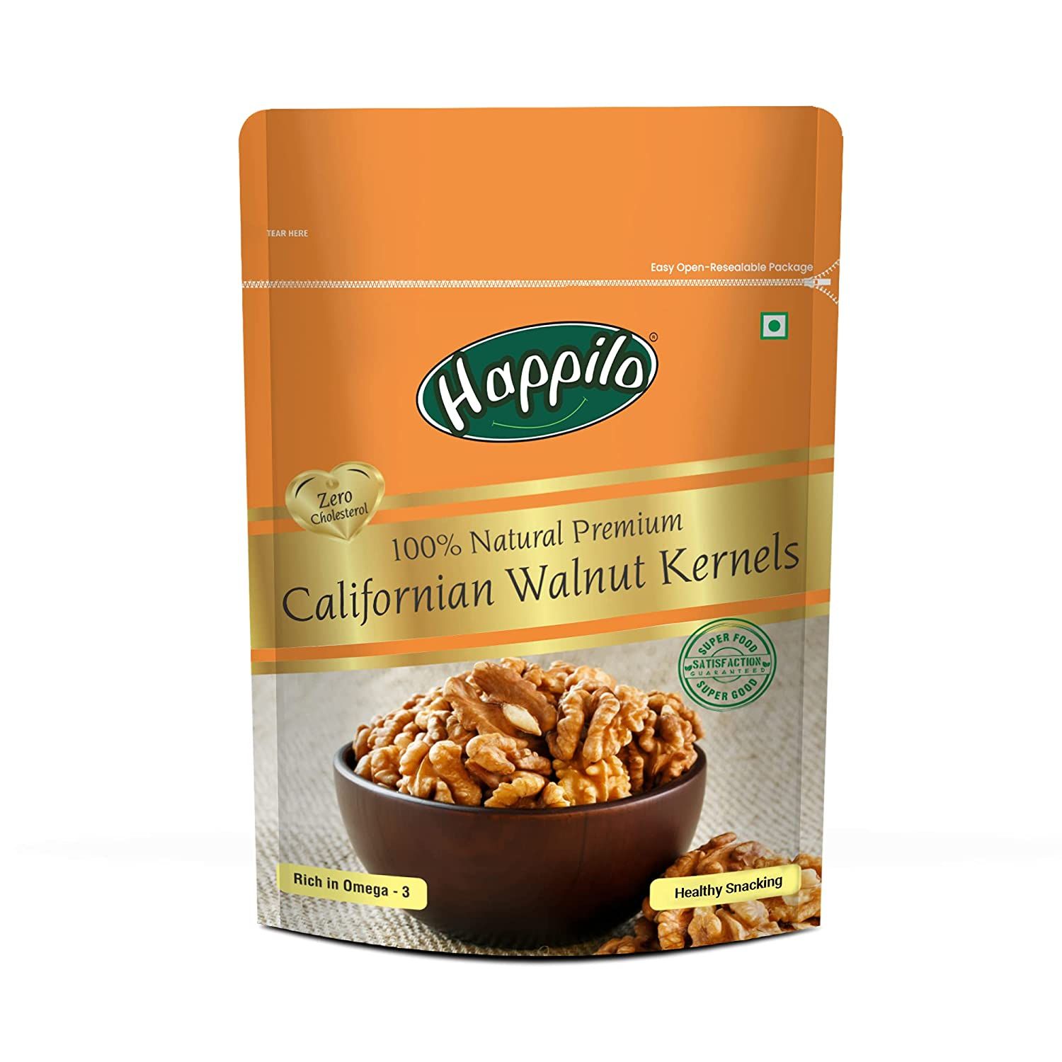 Happilo 100% Natural Californian Walnut Kernels Dried Image