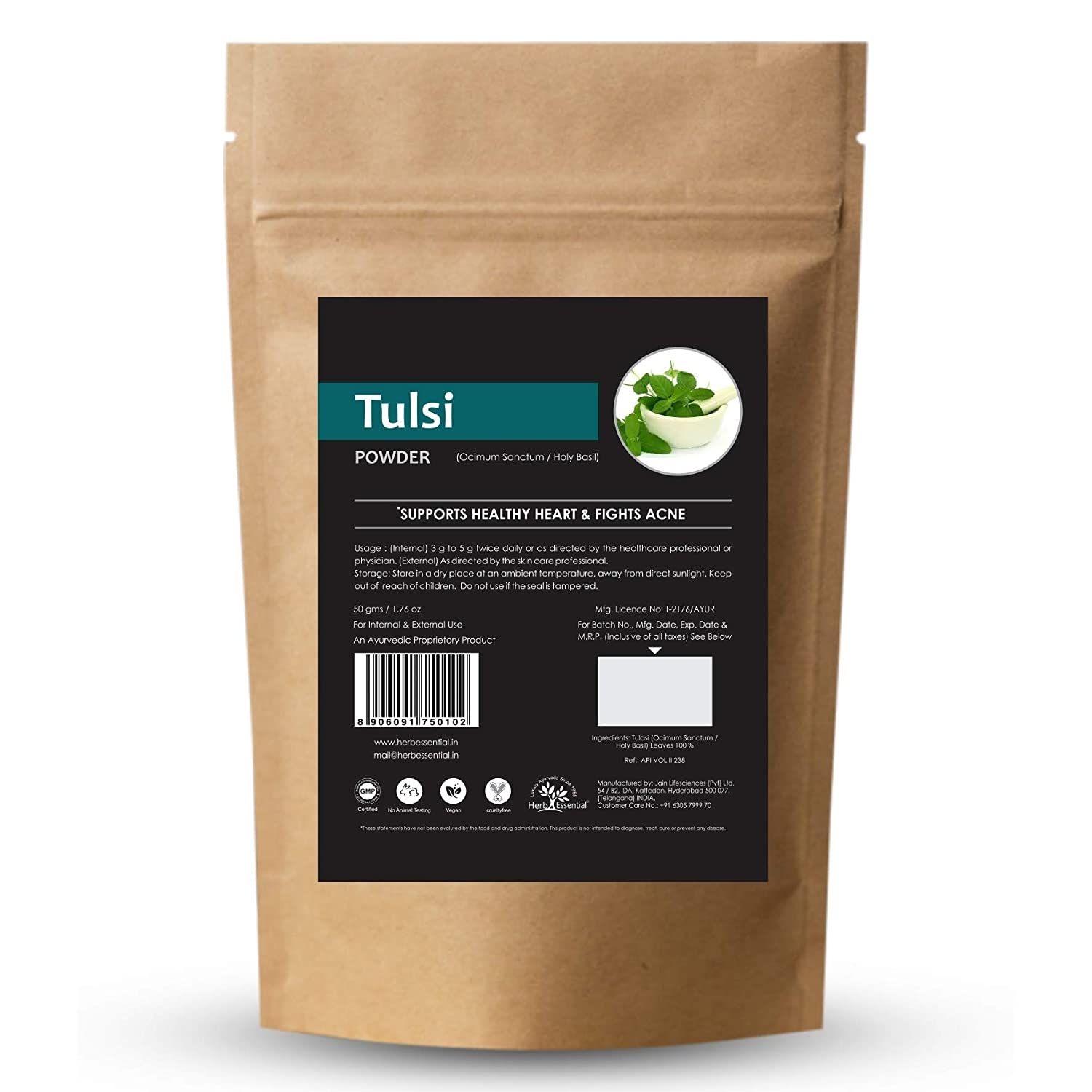 Herb Essential Pure Tulsi Powder Image