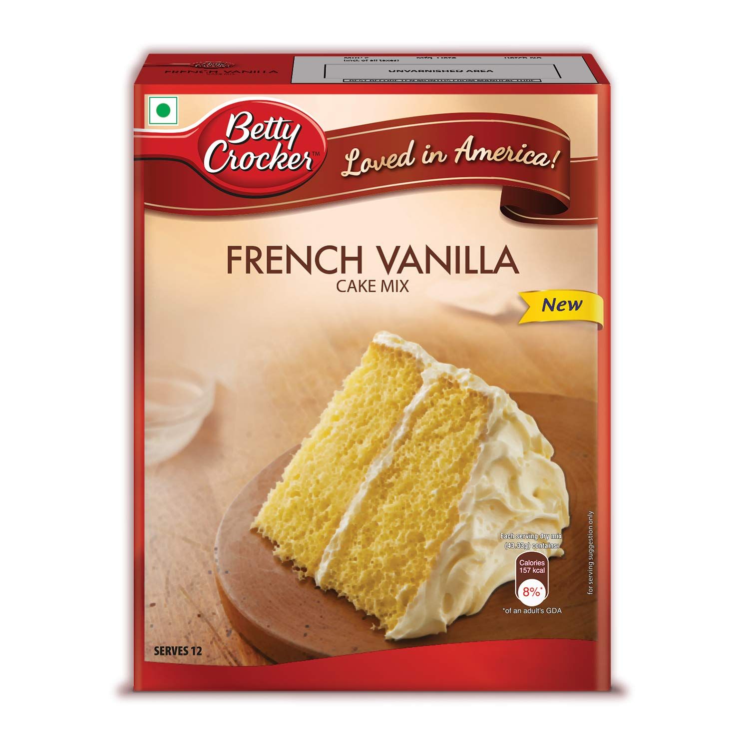 Betty Crocker French Vanilla Cake Mix Image