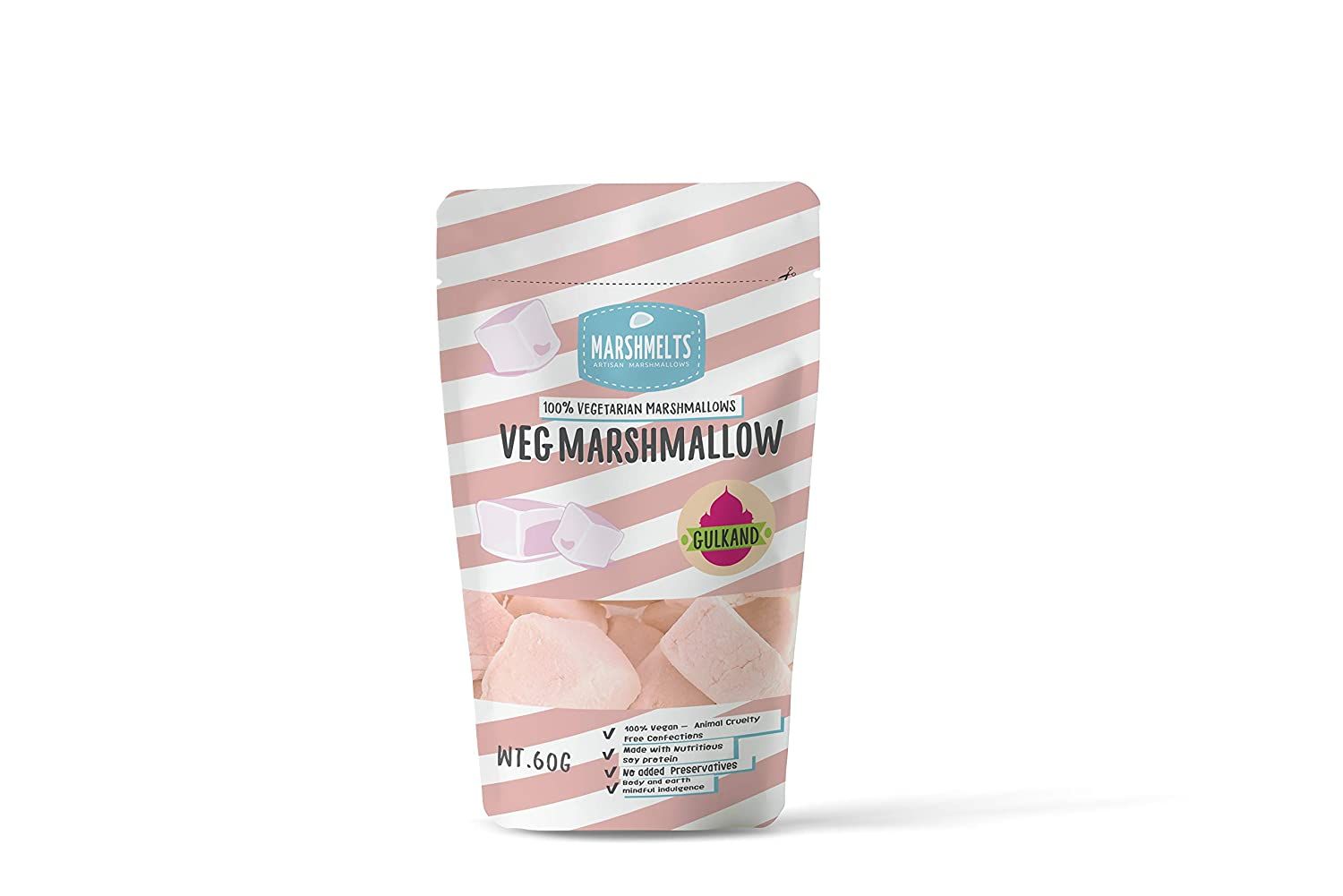 Marshmelts Veg Marshmallow Gulkand Flavour Image