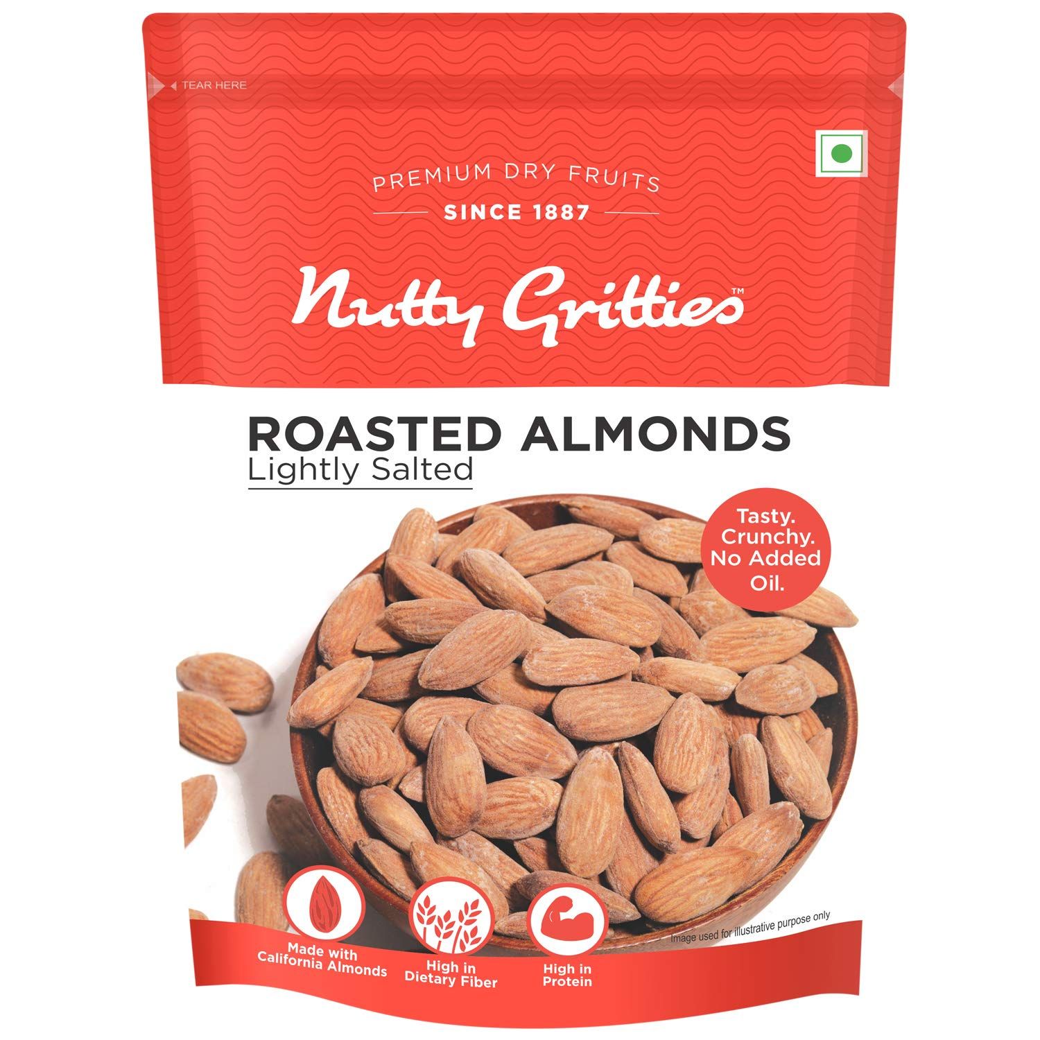Nutty Gritties Roasted Almonds Image