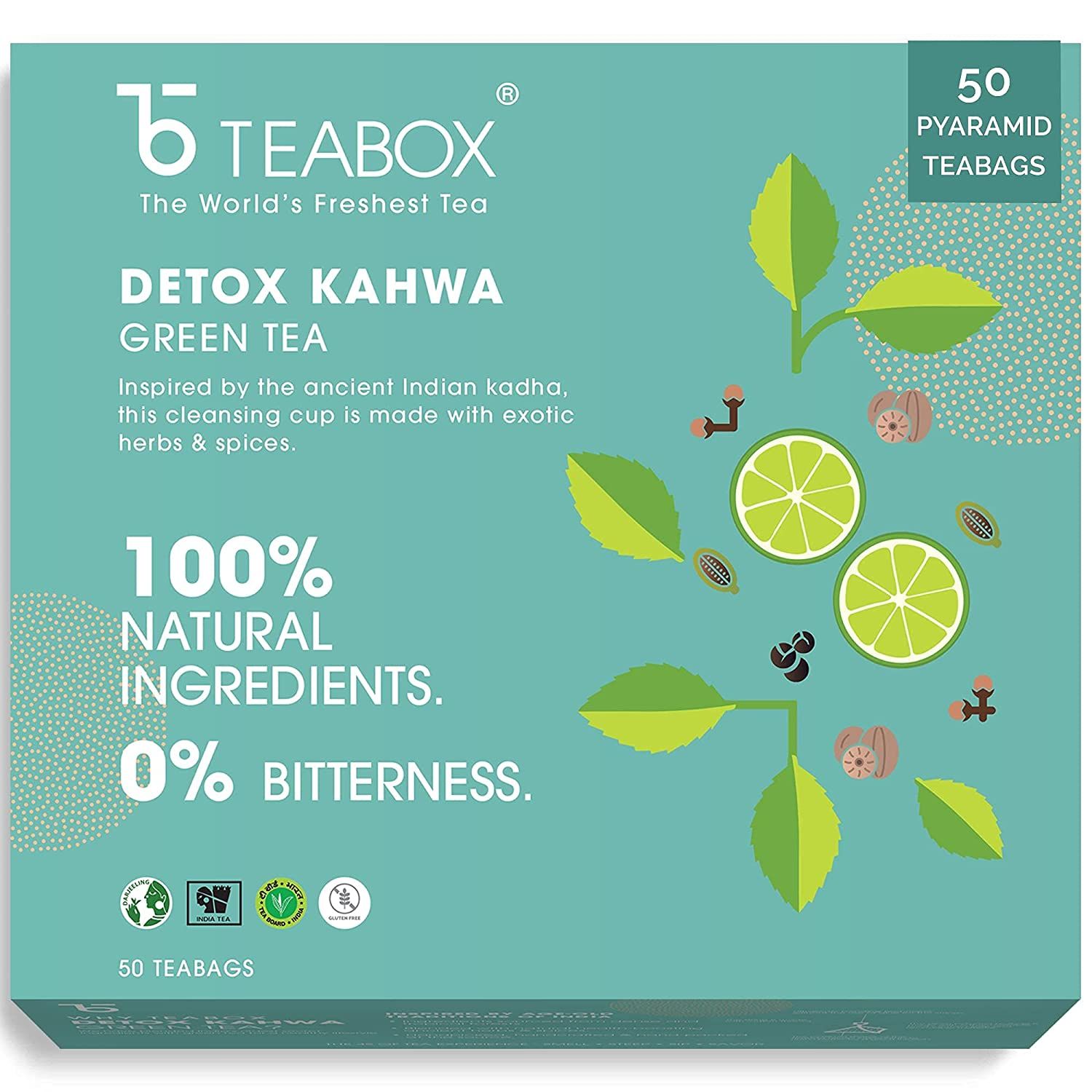 Teabox Detox Kahwa Green Tea Image