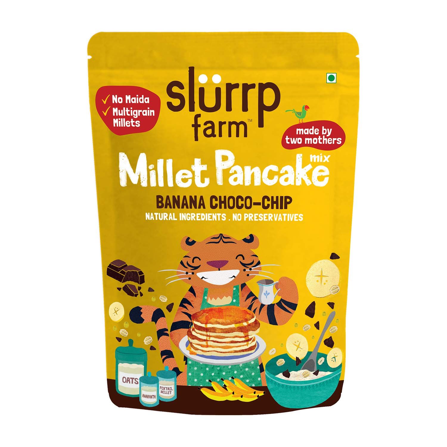 Slurrp Farm Millet Banana Choco Chip Pancake Image