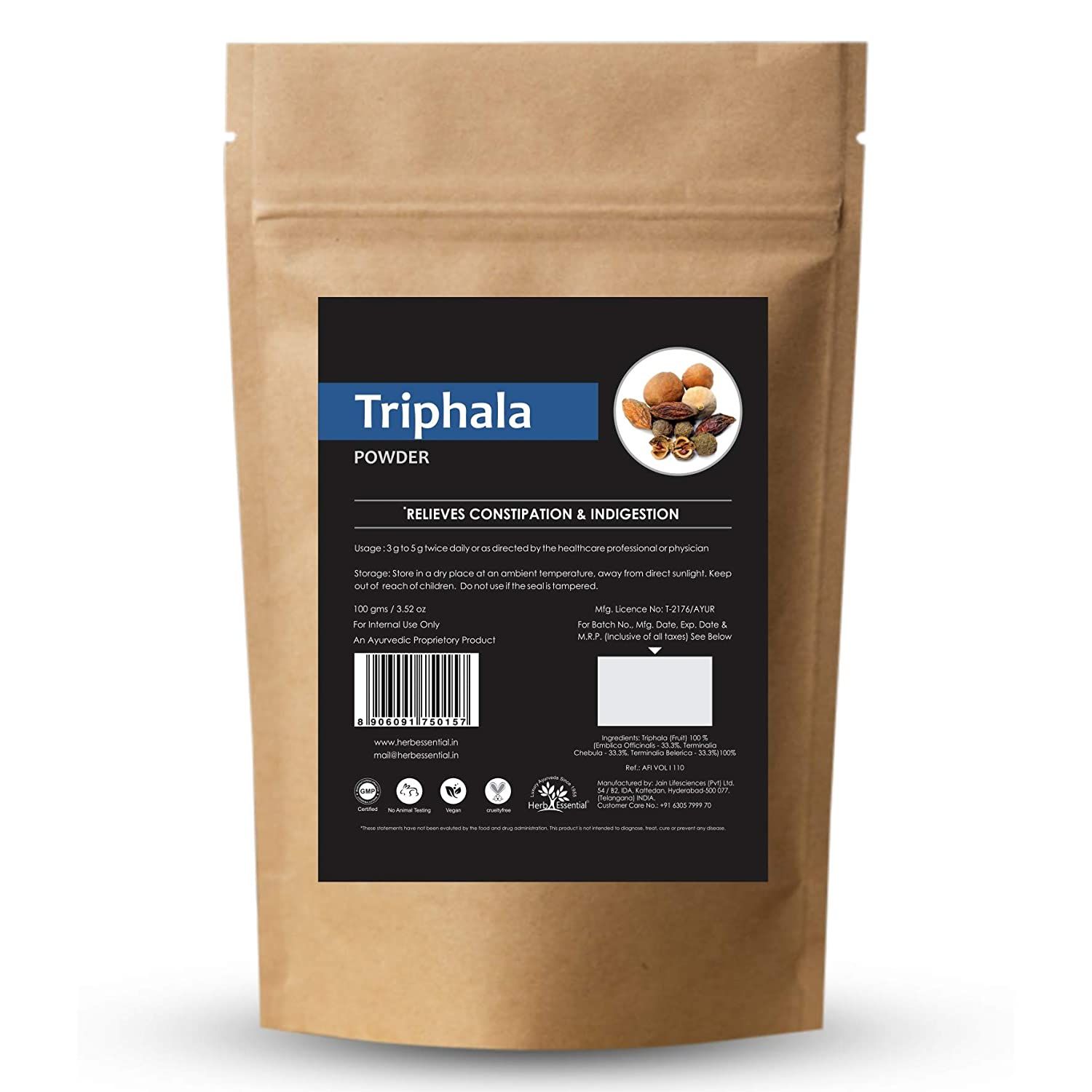 Herb Essential Pure Triphala Powder Image