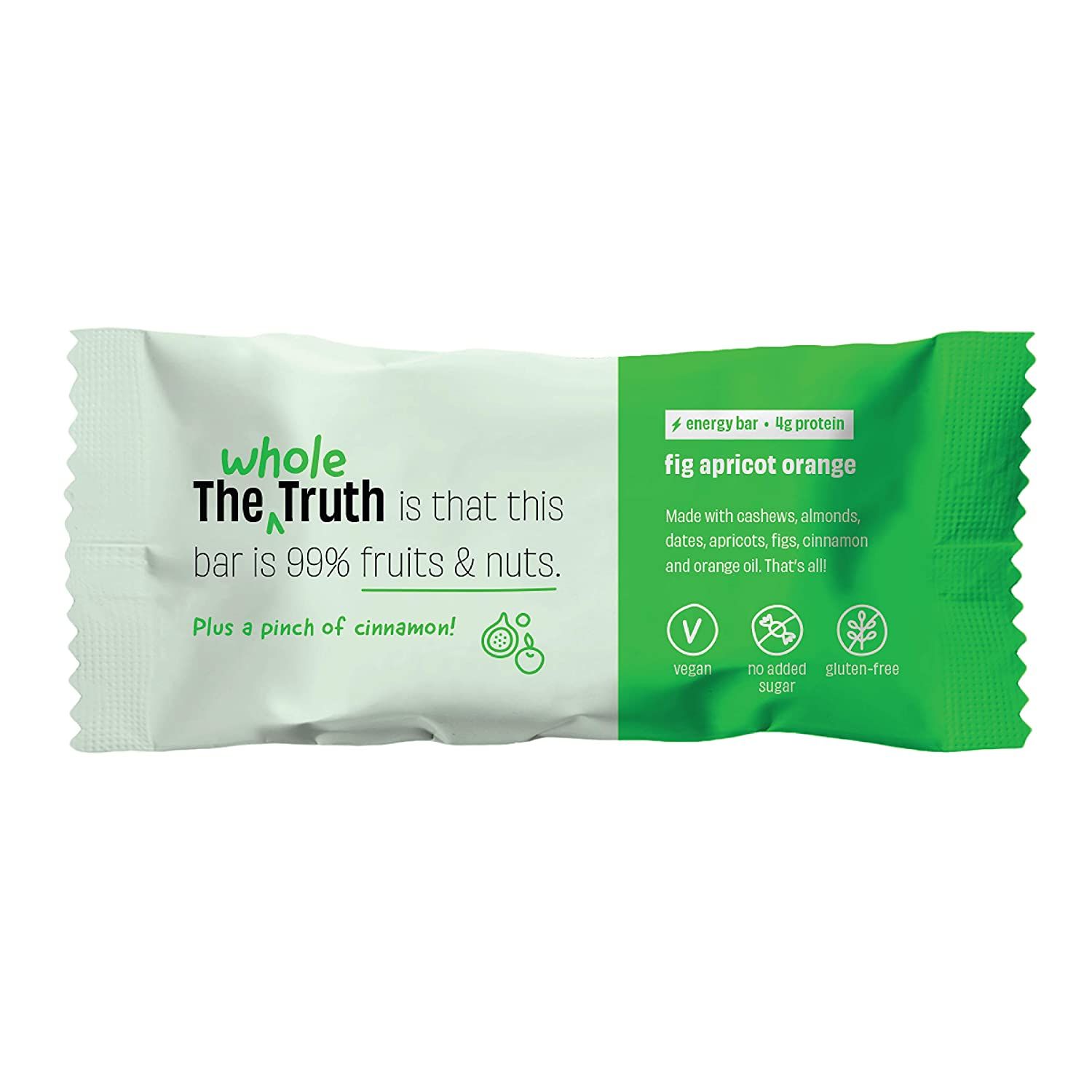 The Whole Truth Energy Bars Fig Apricot and Orange Image