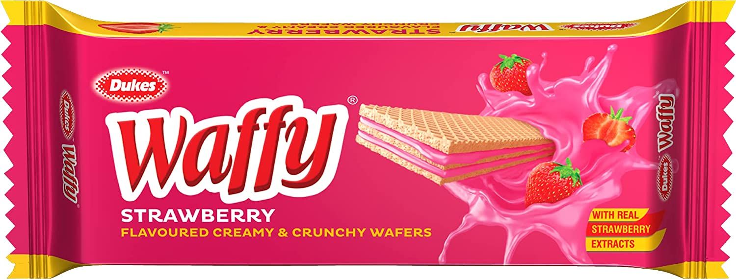 Dukes Waffy Biscuits Strawberry Image