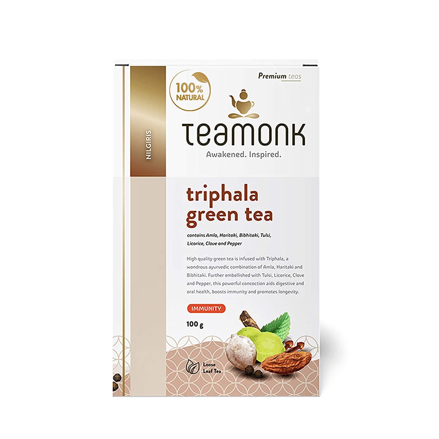 Teamonk Triphala Green Tea Image