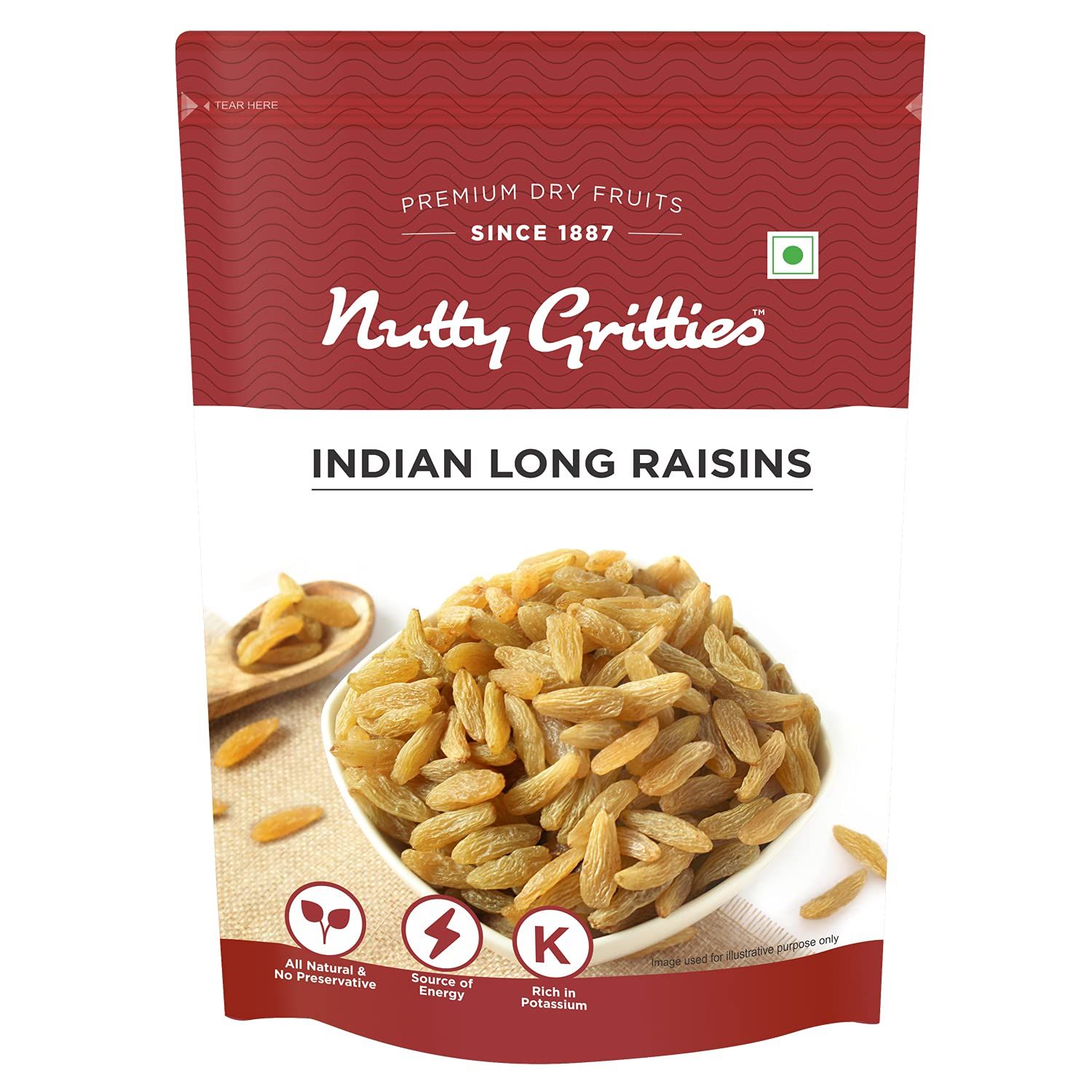 Nutty Gritties Indian Long Raisins Image
