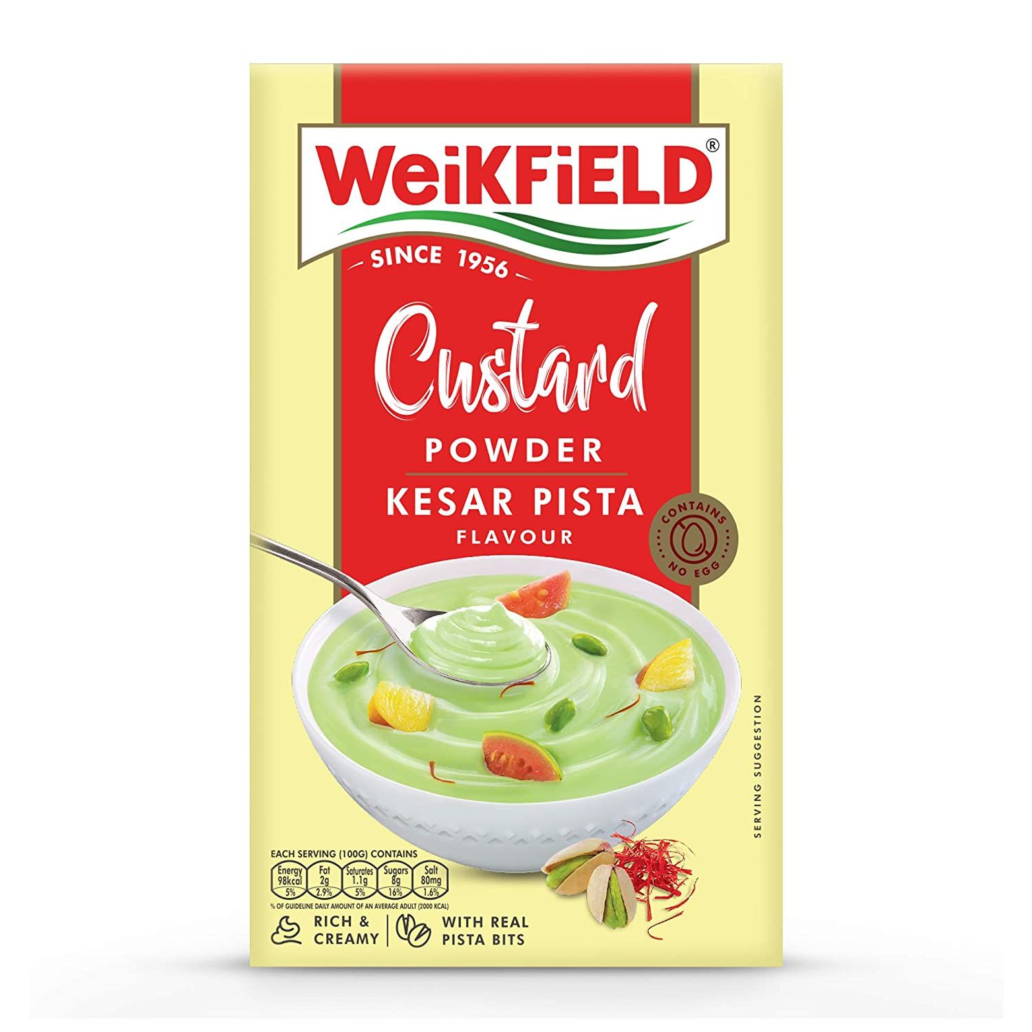 Weikfield Kesar Pista Custard Powder Image
