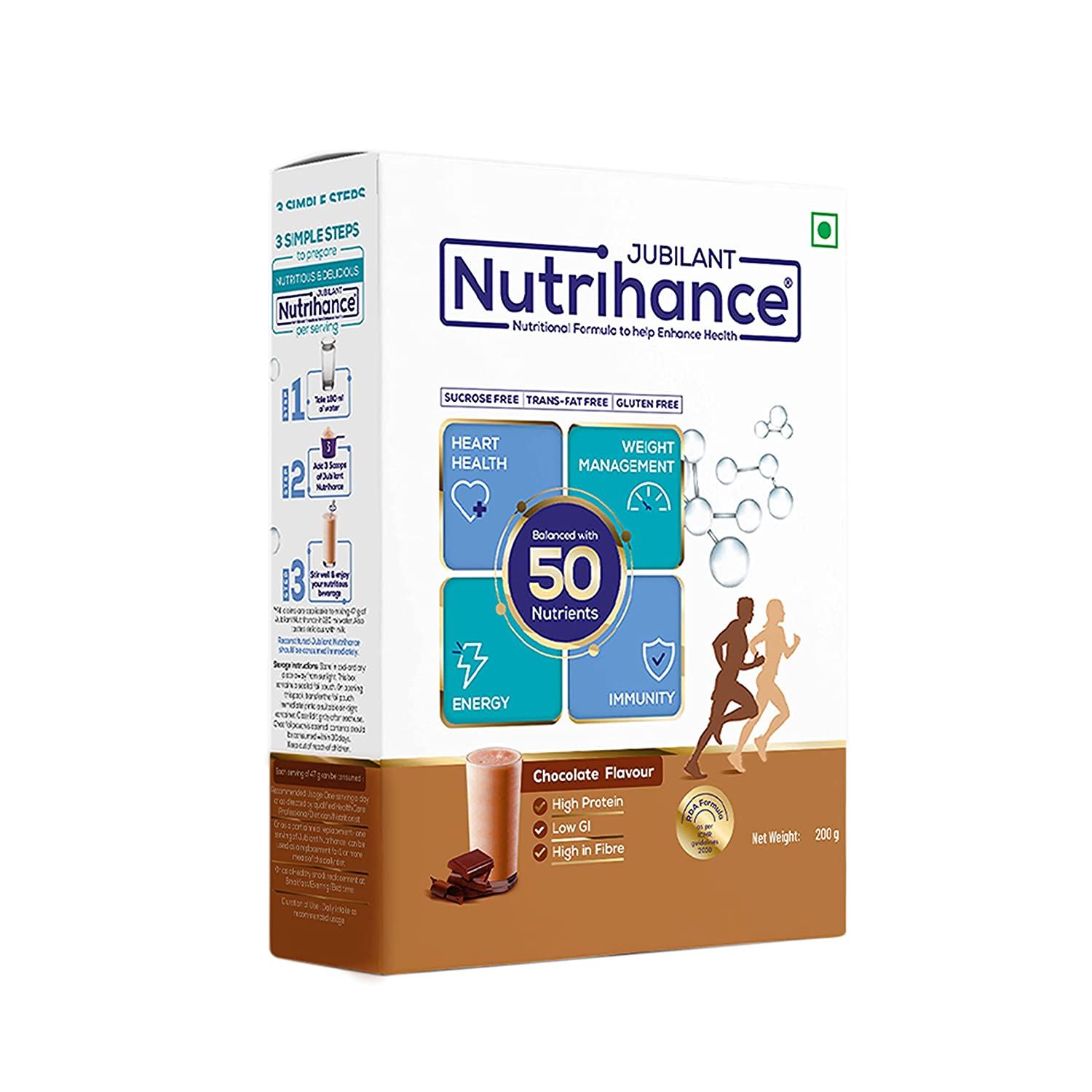 Jubilant Nutrihance Complete Nutritional Drink Chocolate Flavour Image